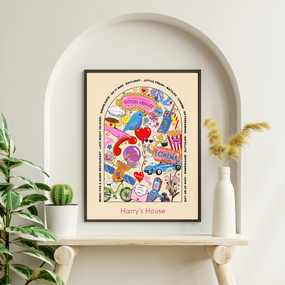 Bluebird Print, Harries Gift