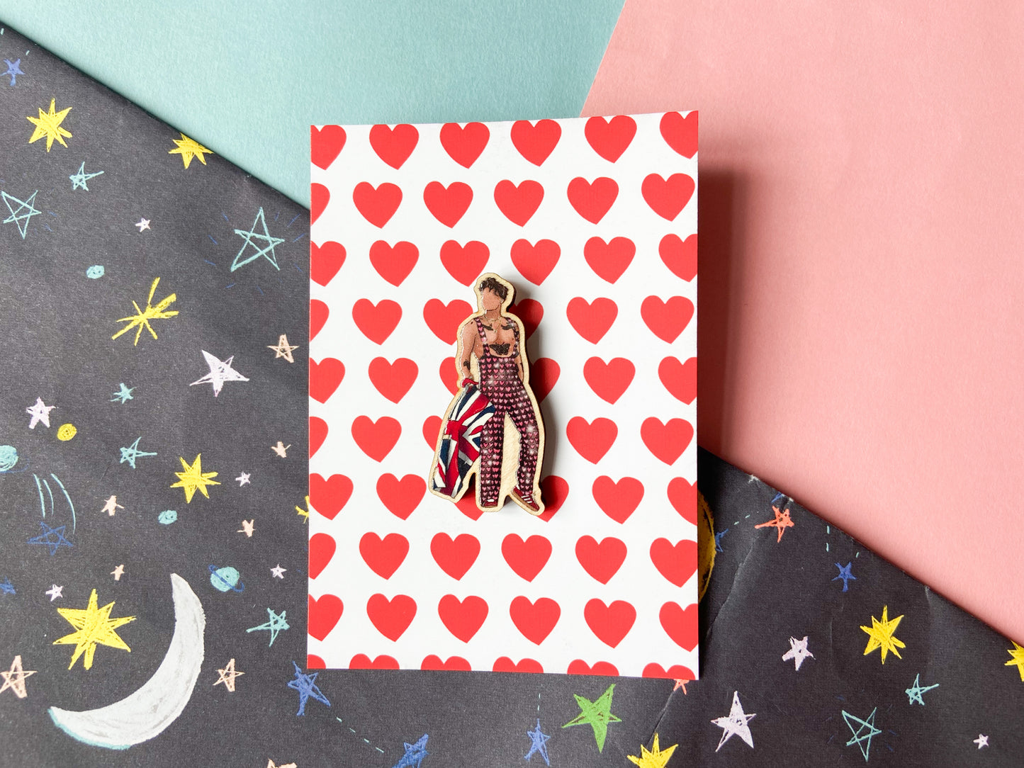 Harry Wembley 2023 Pin Badge, Harries Brooch
