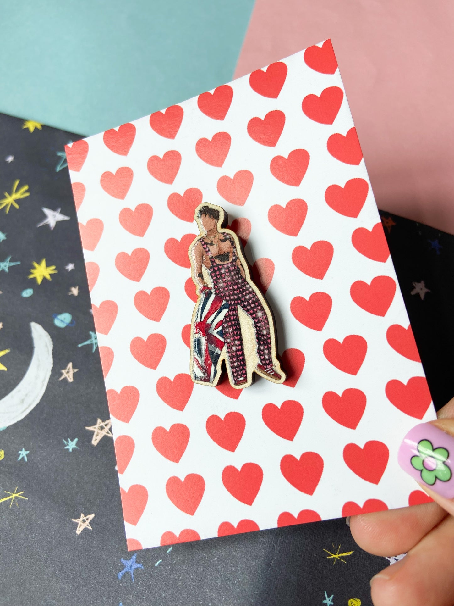 Harry Wembley 2023 Pin Badge, Harries Brooch