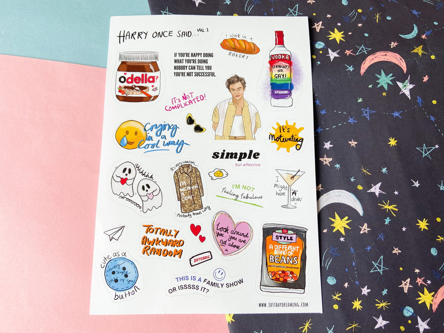 Harry Once Said Sticker Sets, Iconic Quotes