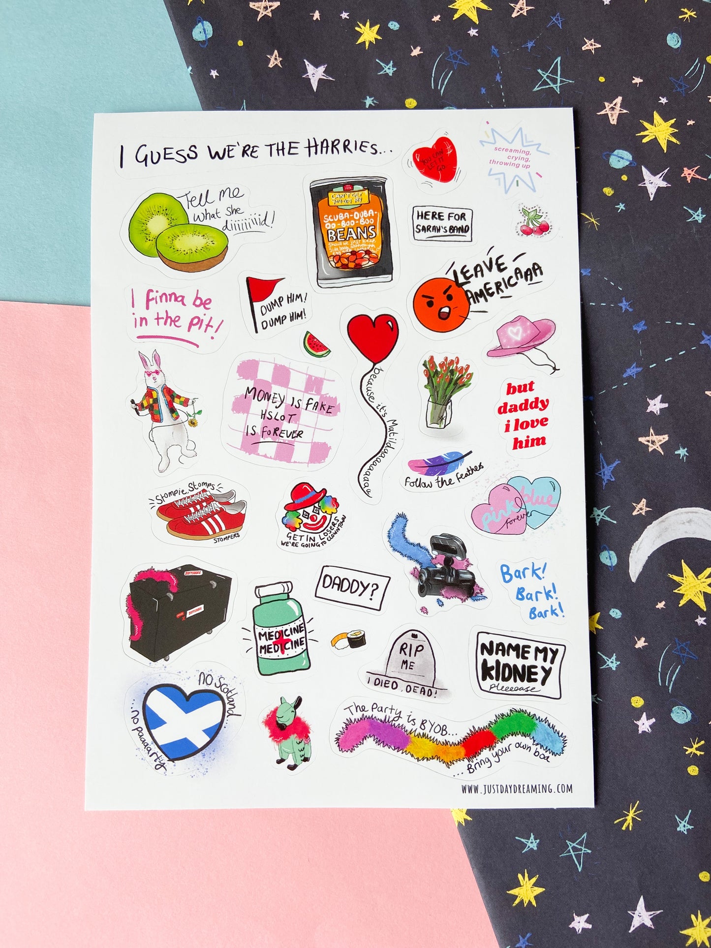 Harry Once Said Sticker Sets, Iconic Quotes