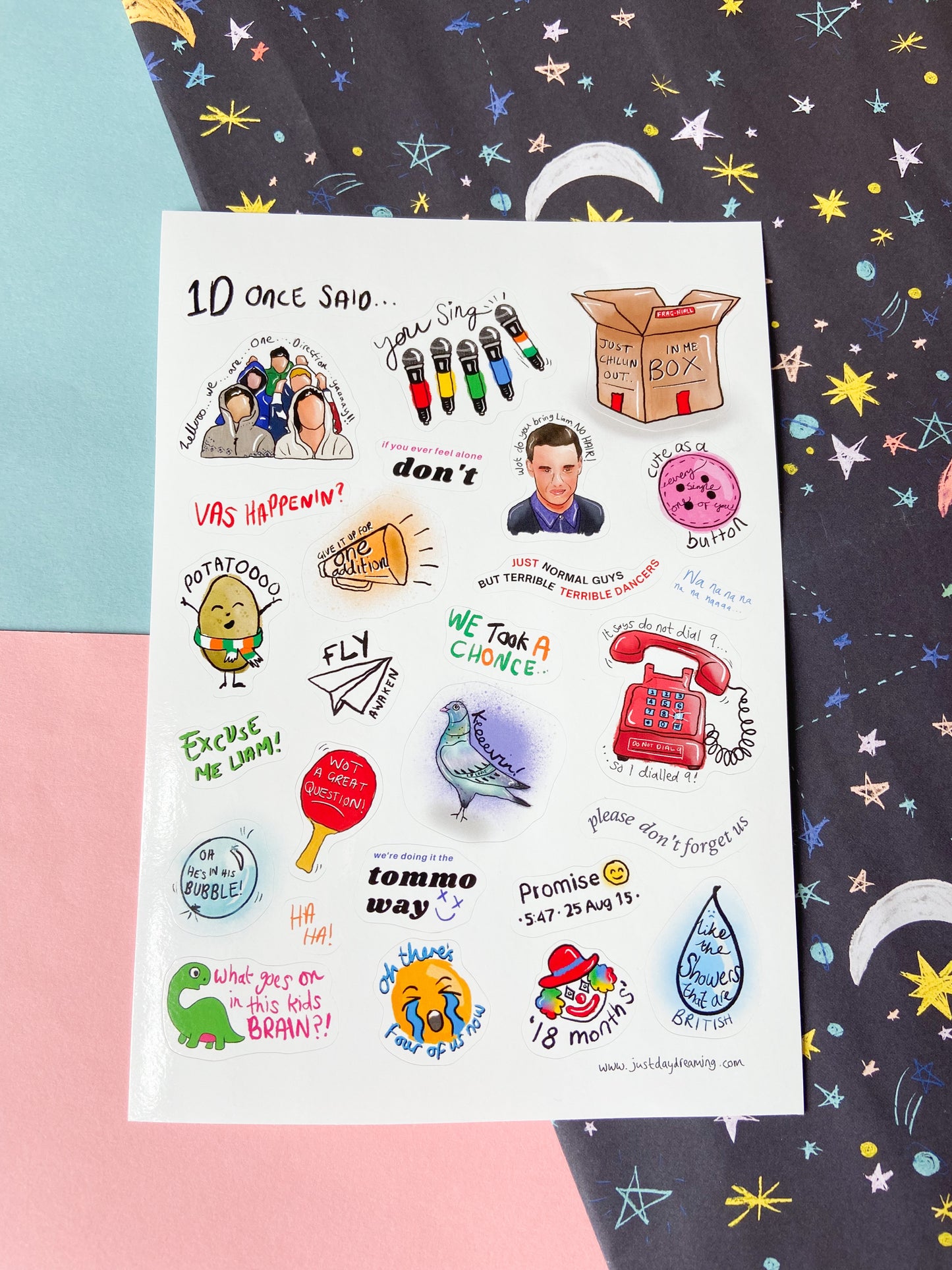 Harry Once Said Sticker Sets, Iconic Quotes