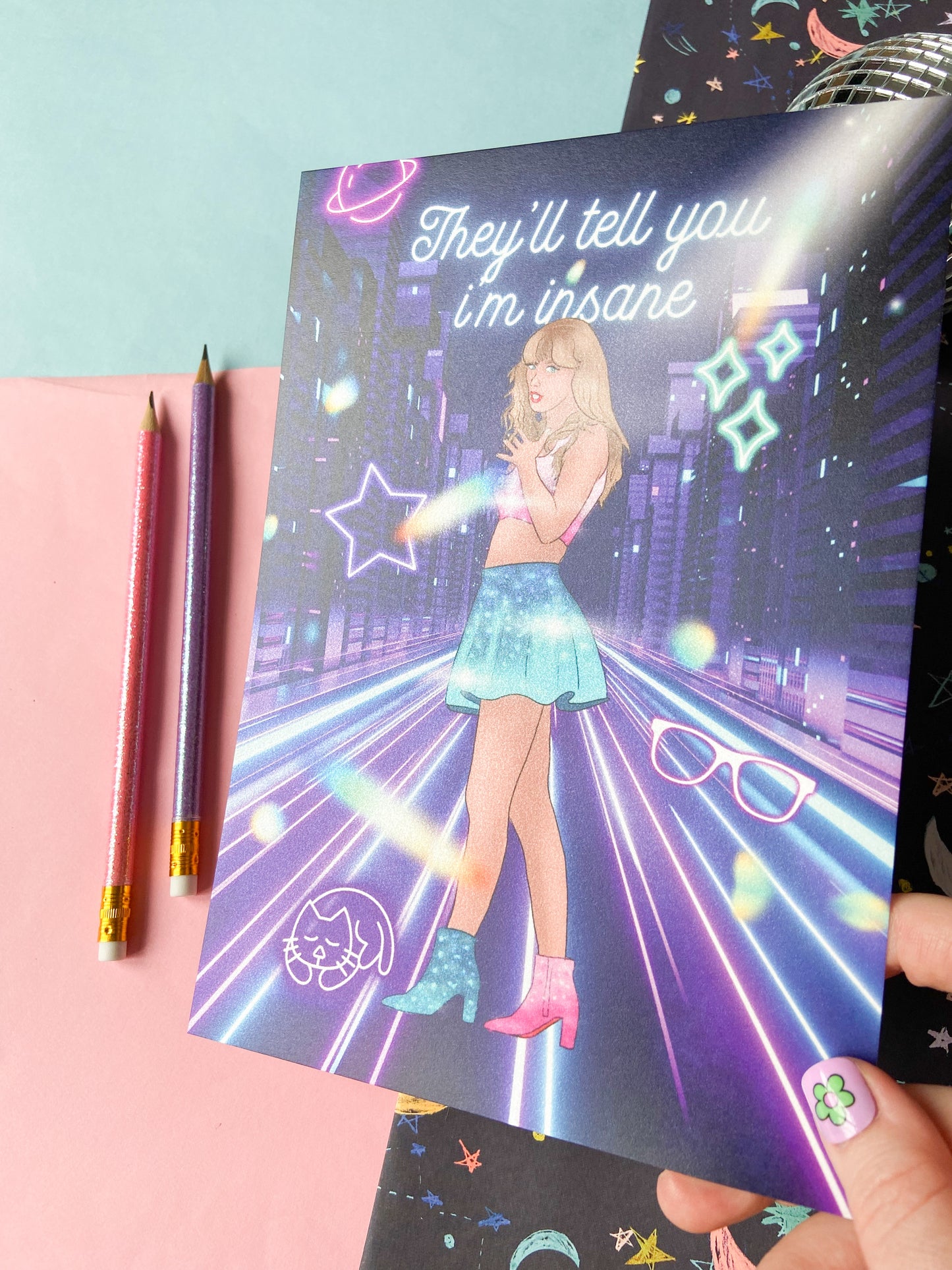 Taylor I'm Insane A5 Print