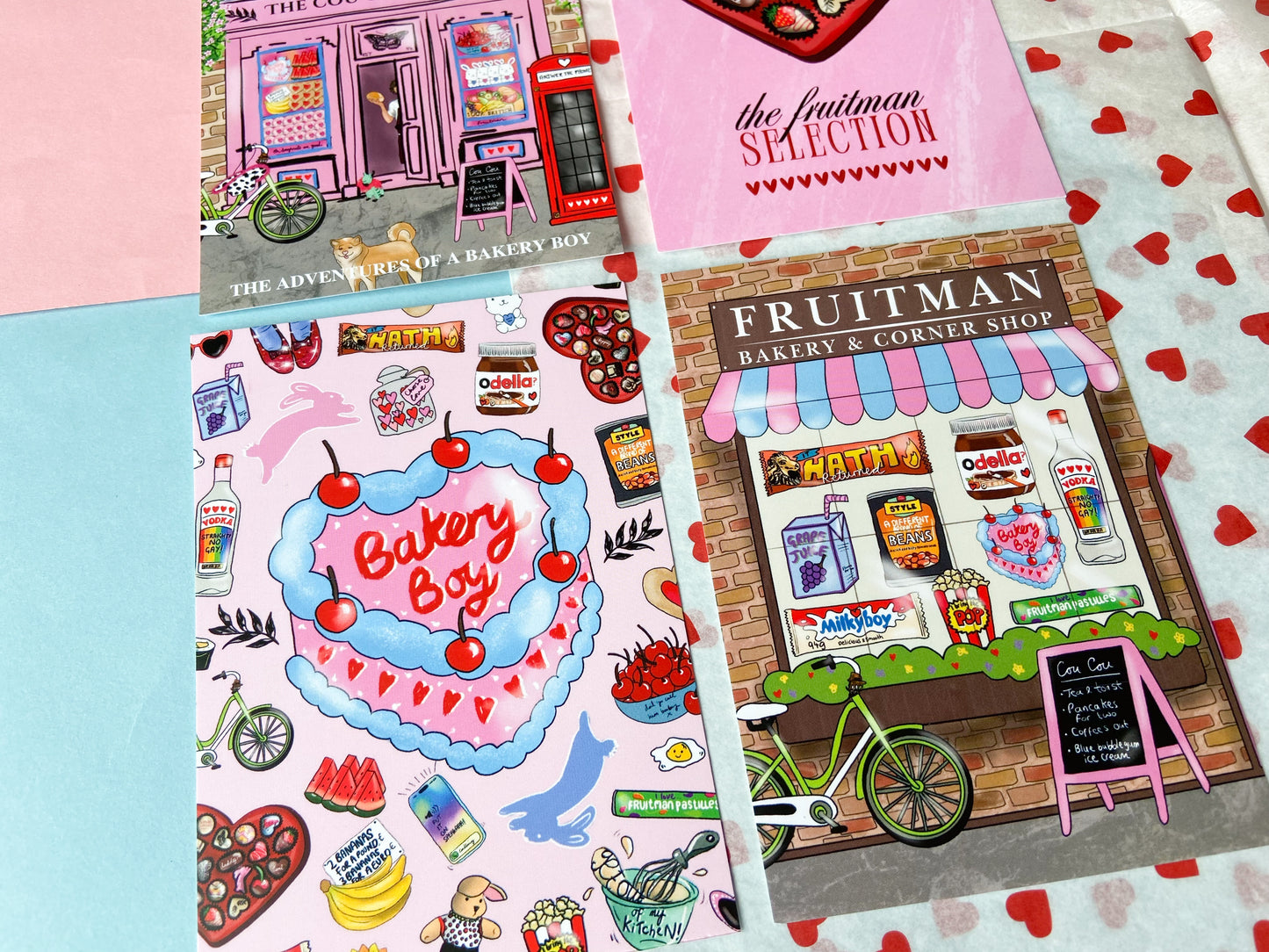 Bakery Postcard Set, Harries Gift