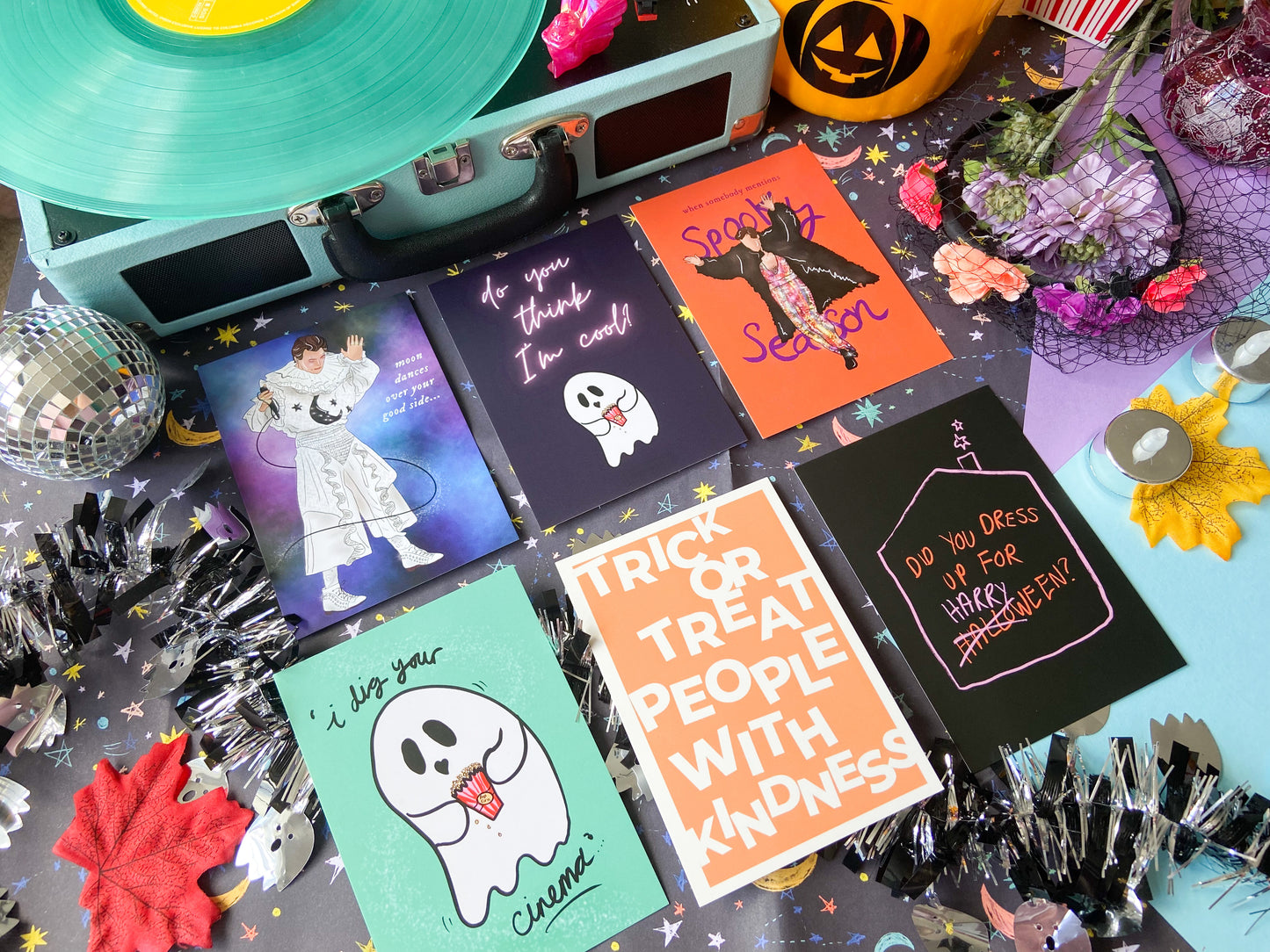 Halloween Harry Postcard Set