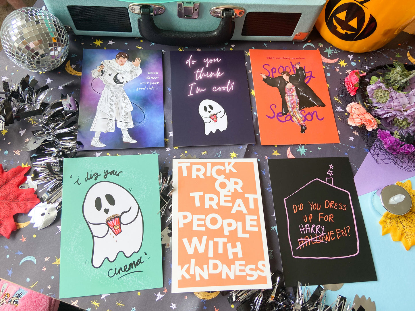 Halloween Harry Postcard Set