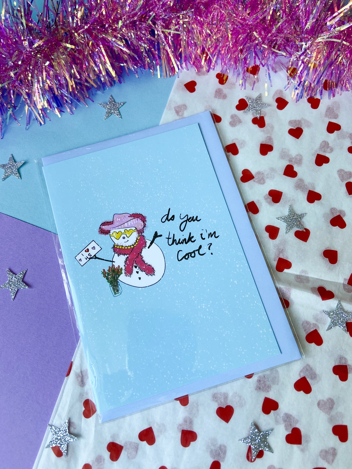 Do you Think I'm Cool Harries Christmas Card