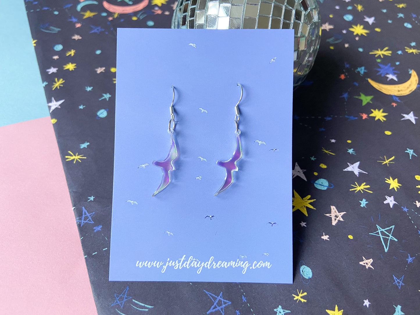 Seagull Earrings, 1989 Inspired