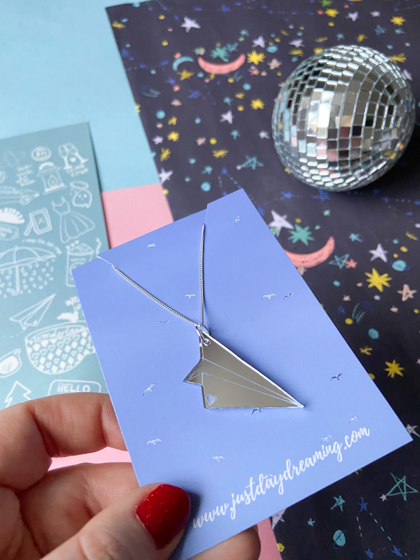 Paper Plane Necklace, 1989 Inspired
