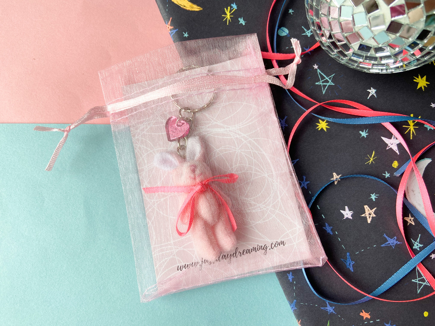 Nice to have a Friend Bunny Heart Keychain, Swiftie Gift