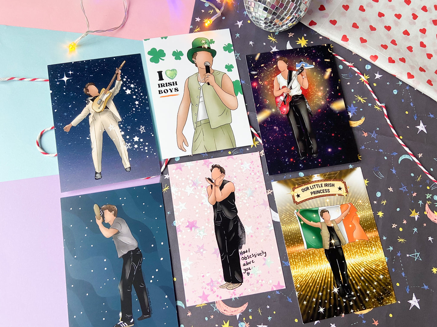 Niall Postcard Set of 6