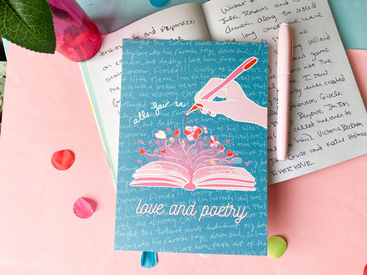 Love and Poetry Print, Swiftie Gift