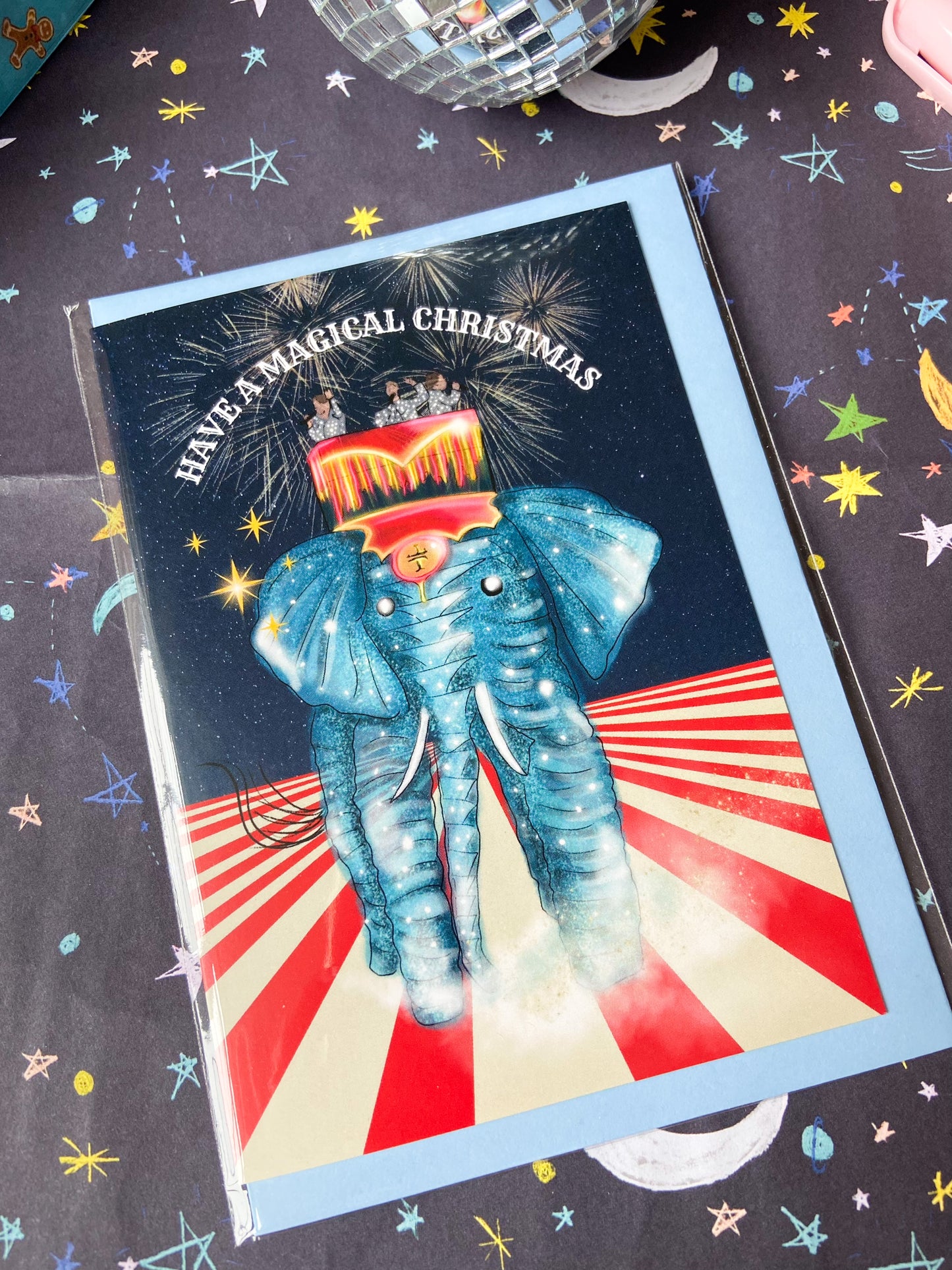 Take That Circus Themed Christmas Card