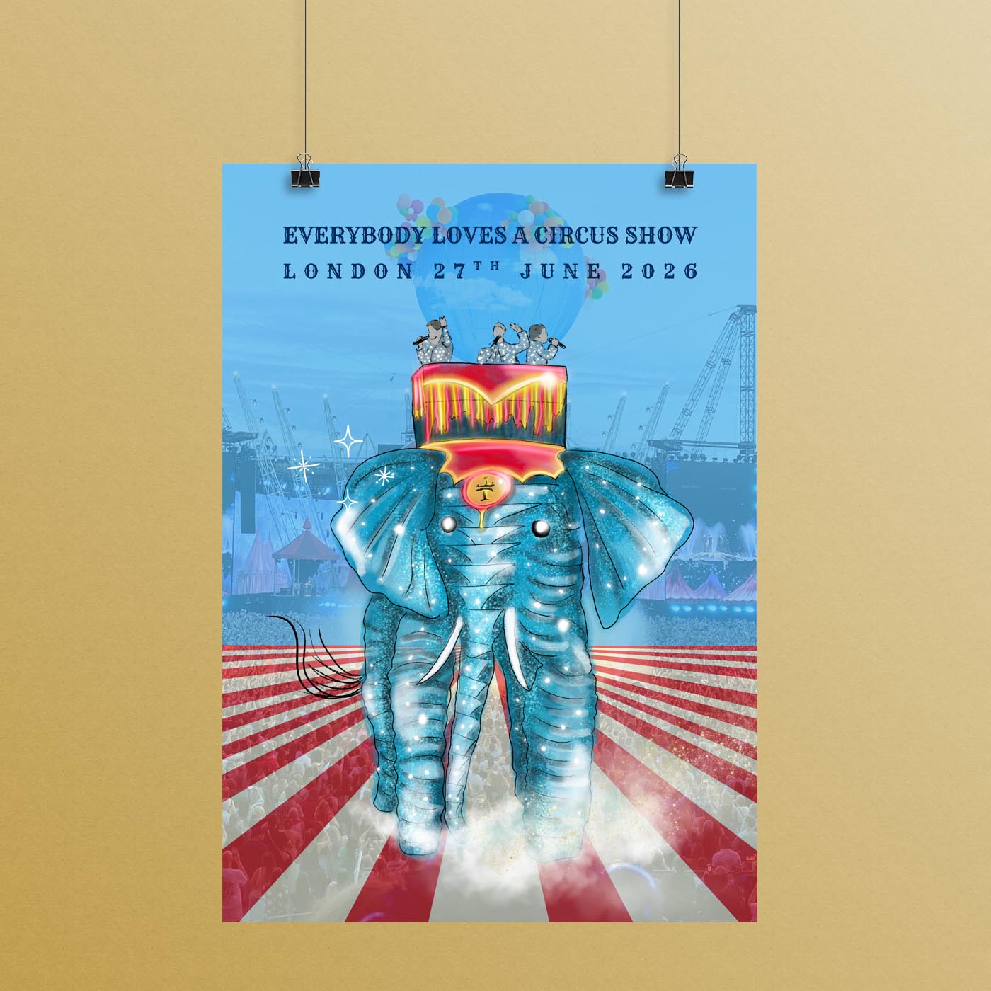 PRE-ORDER: Circus Show Dated LONDON Print