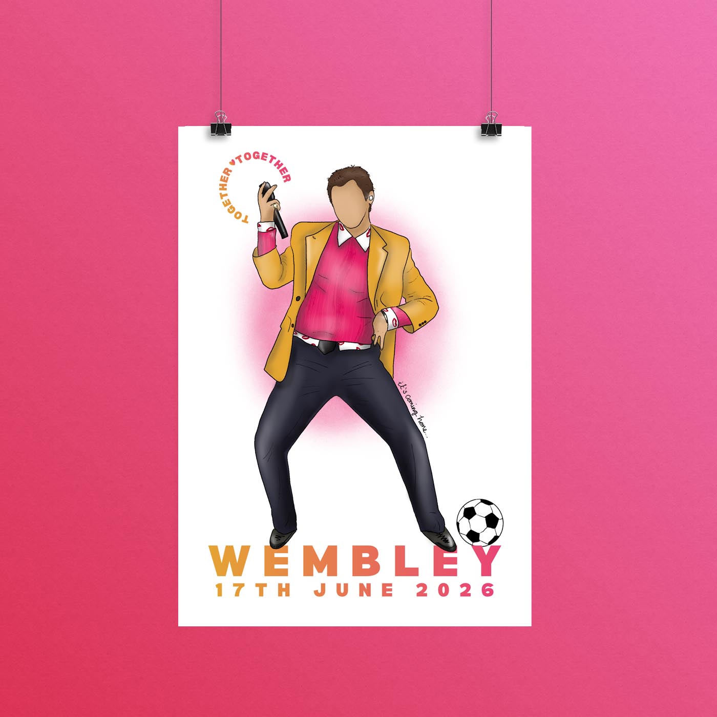 PRE-ORDER: Wembley N3 Print, Harries Gift