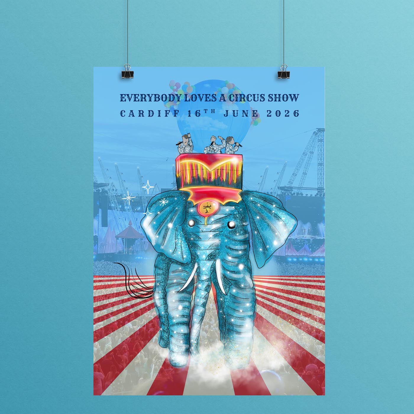 PRE-ORDER: Circus Show Dated CARDIFF Print