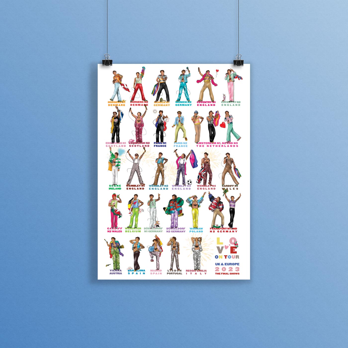 HSLOT Europe 2023 Poster, Harry HSLOT Print