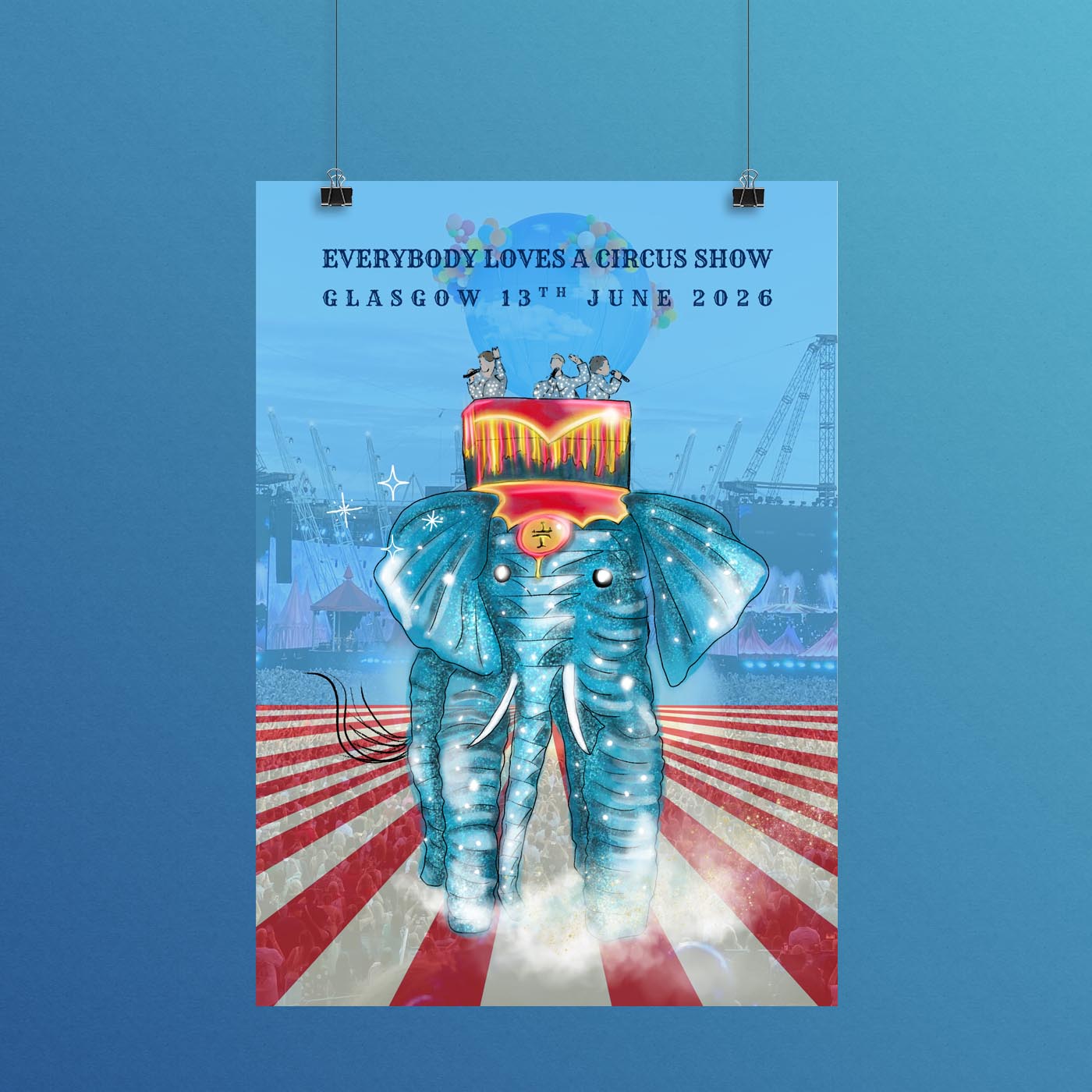 PRE-ORDER: Circus Show Dated GLASGOW Print