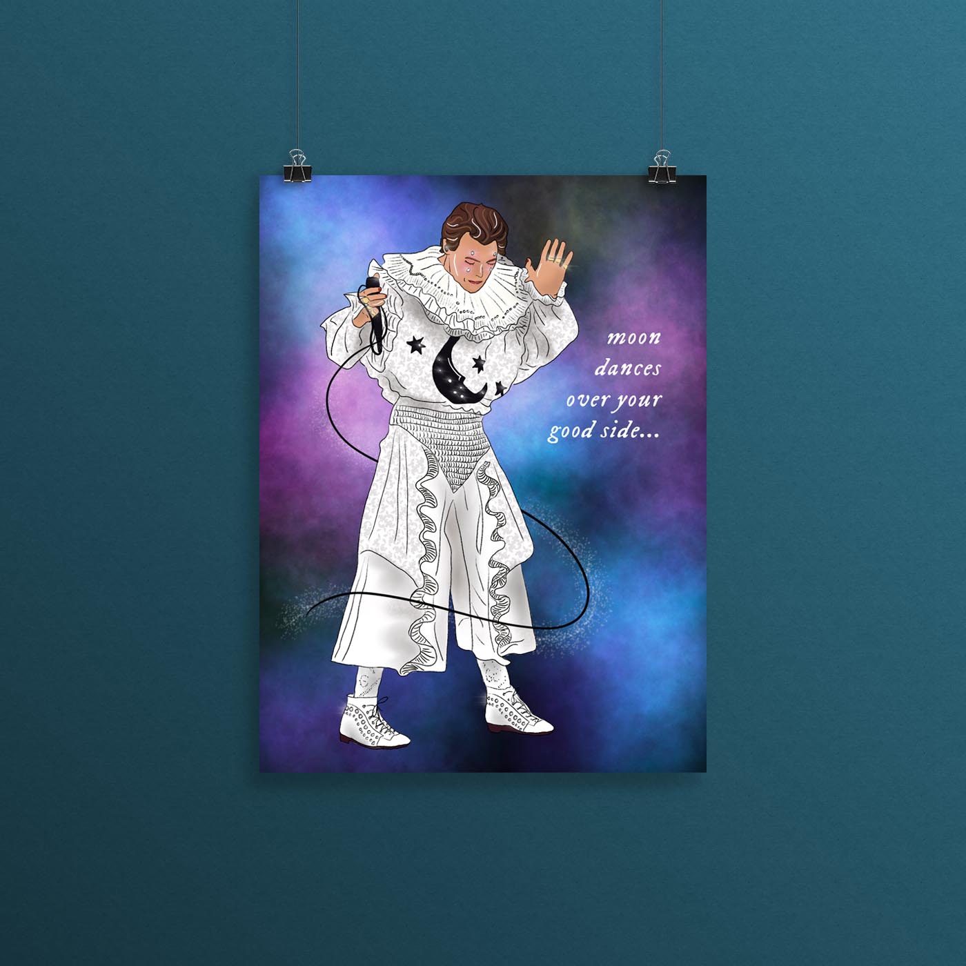 Harry Halloween Clown Print