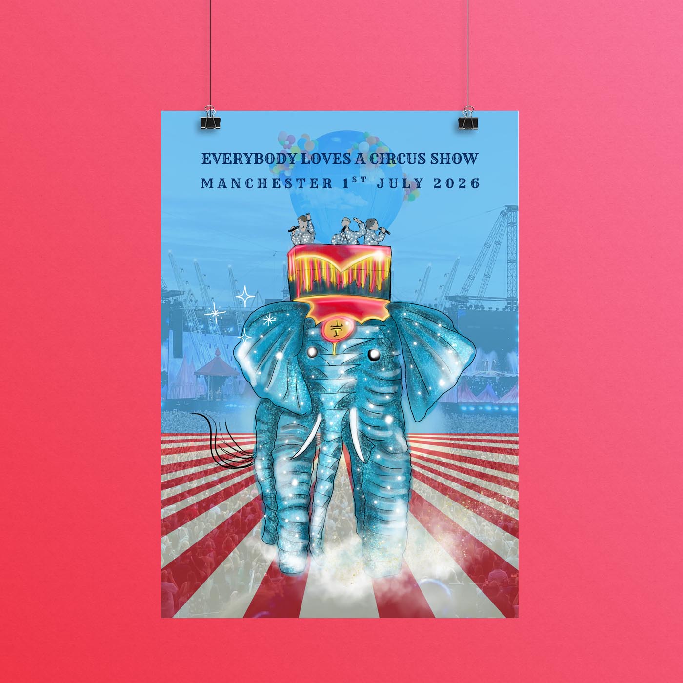 PRE-ORDER: Circus Show Dated MANCHESTER Print
