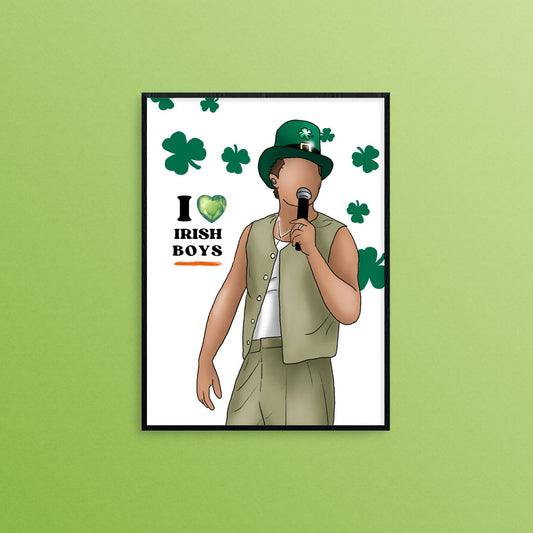 Love Irish Boys Niall Print