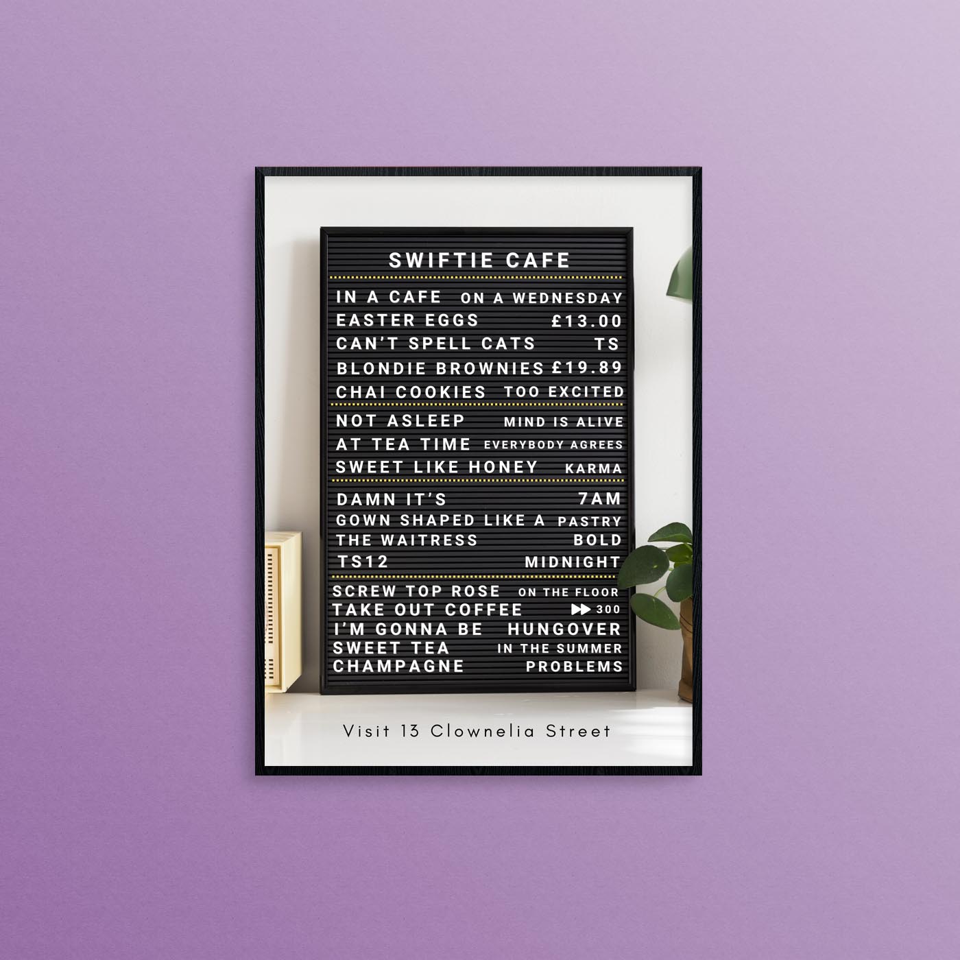 Swiftie Cafe Postcard