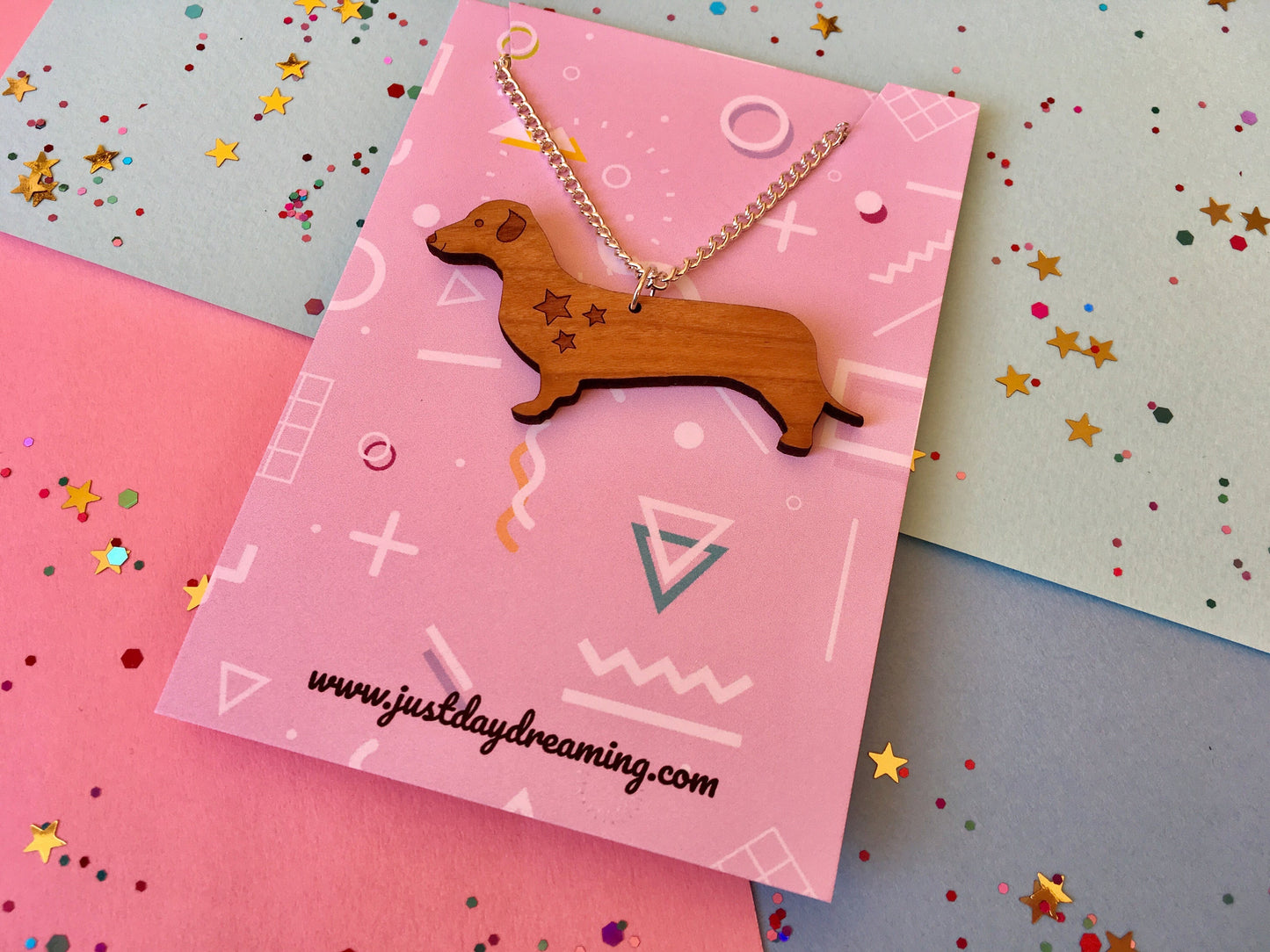 Dachshund Necklace, Dog Jewellery, Sausage Dog Pendant