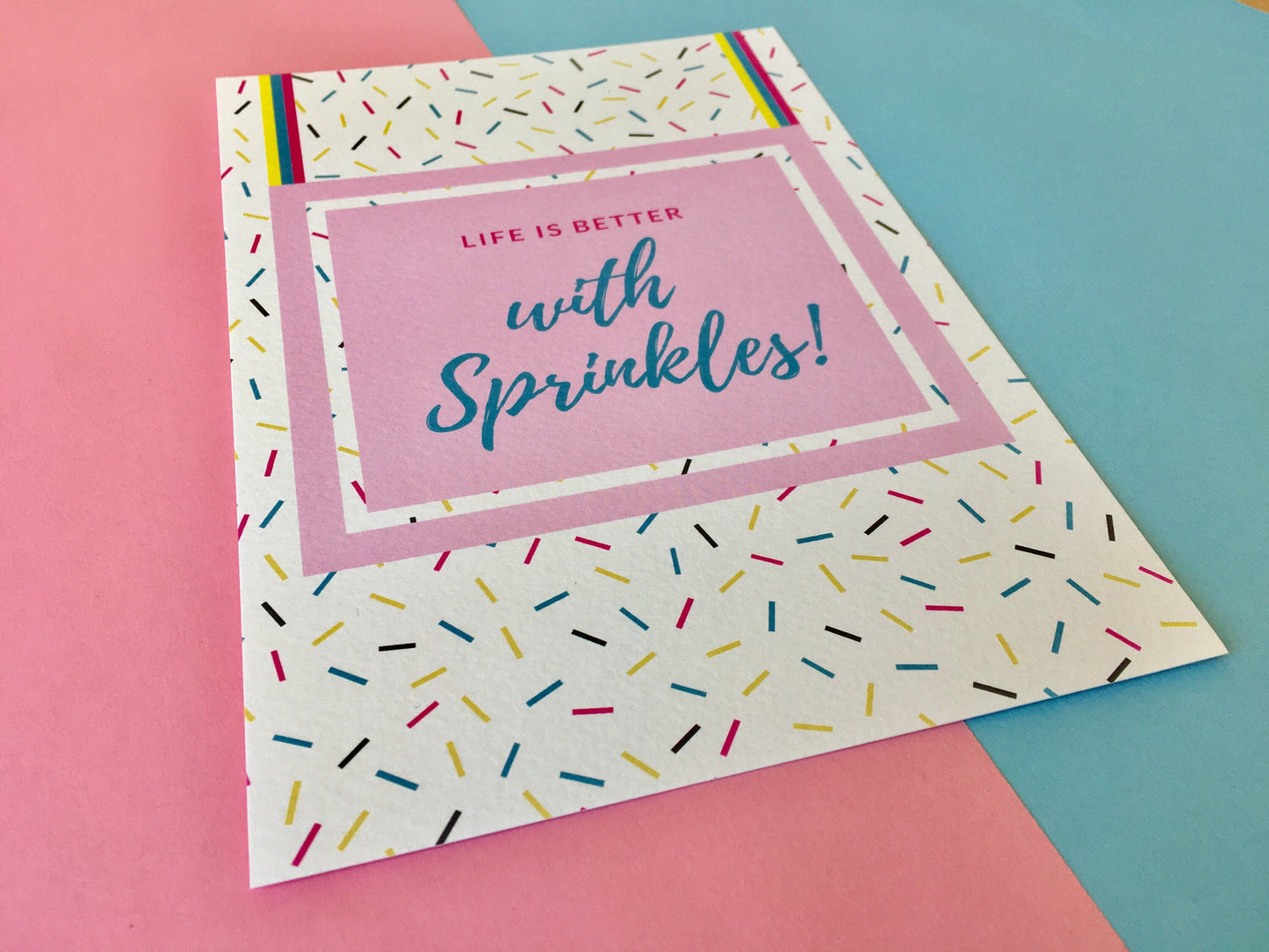 Life is Better with Sprinkles Print, Kitchen Decor