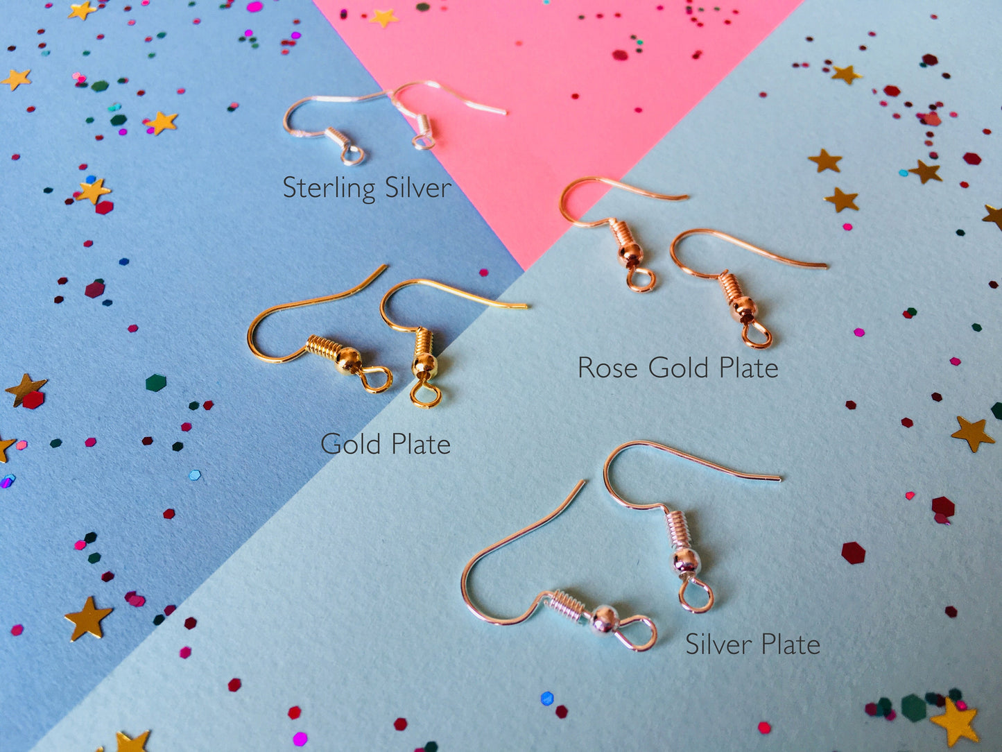 Star Jewellery, Colourful Acrylic Earrings