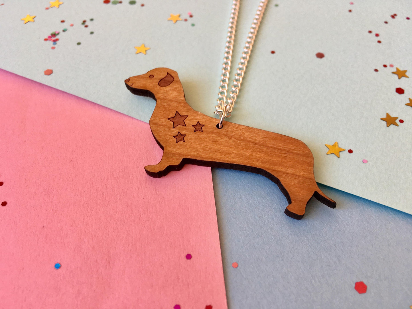 Dachshund Necklace, Dog Jewellery, Sausage Dog Pendant