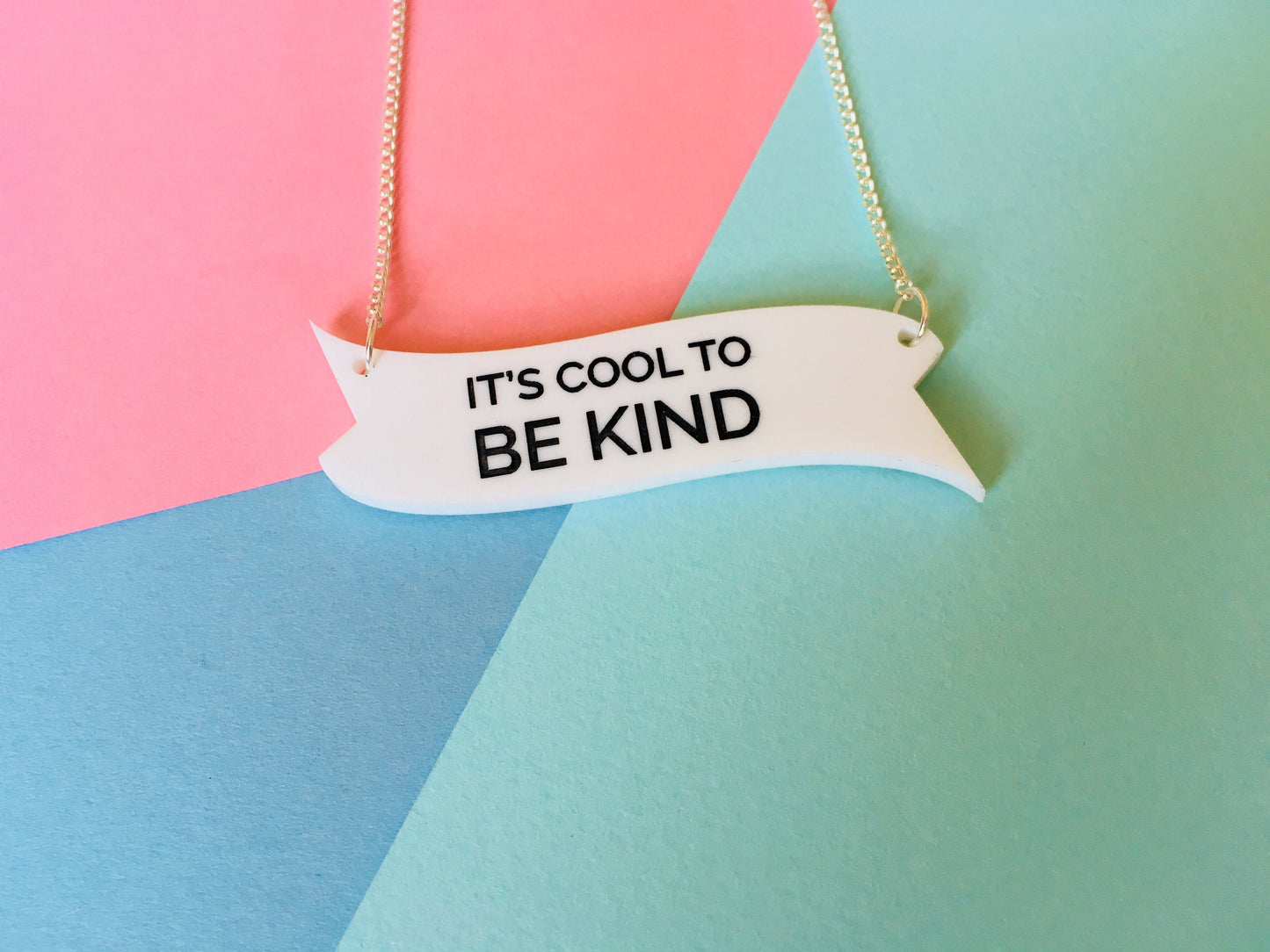 Cool to be Kind Necklace, Harries Kindness Jewellery
