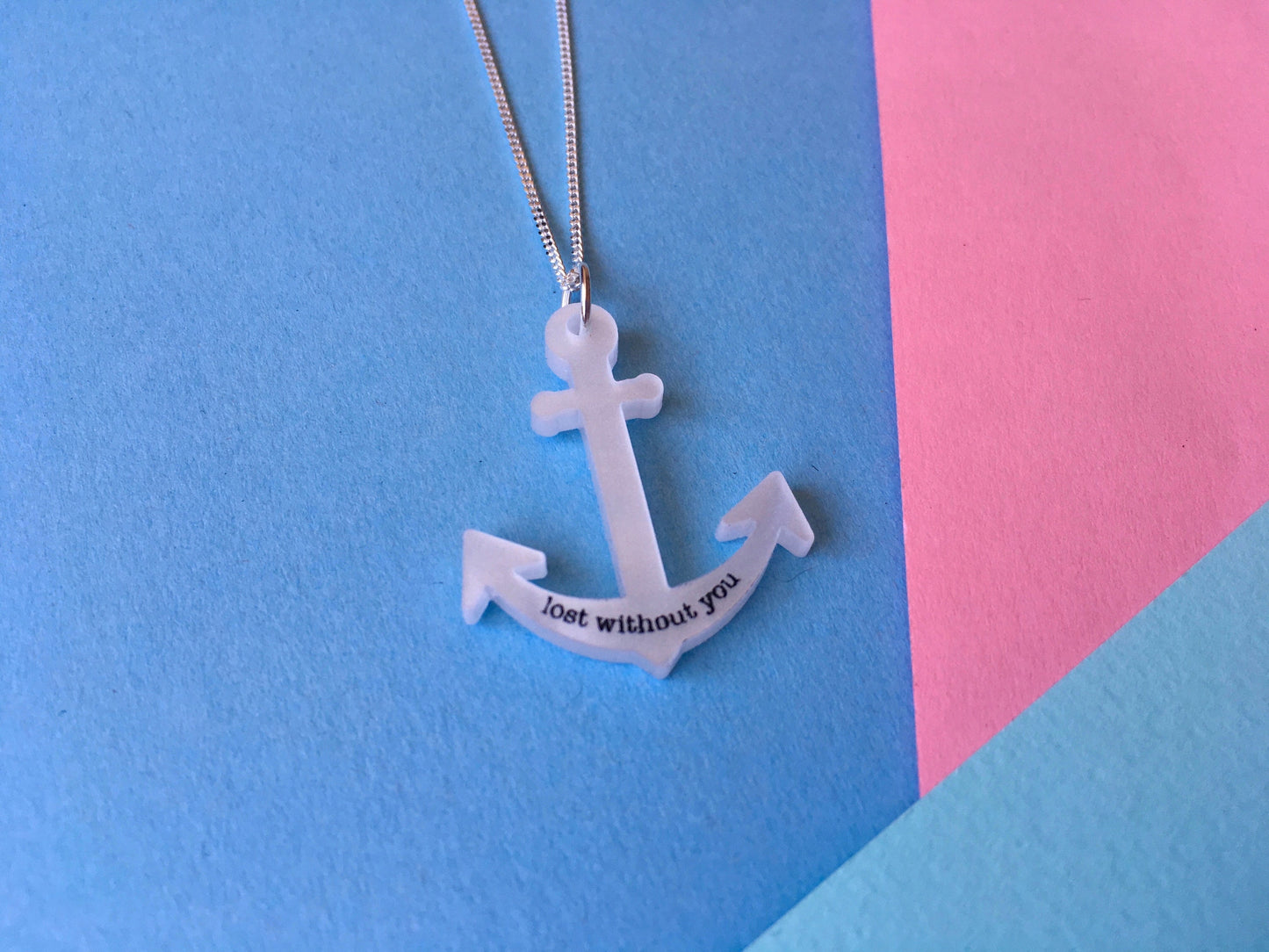 You Are My Anchor Pendant, Nautical Necklace