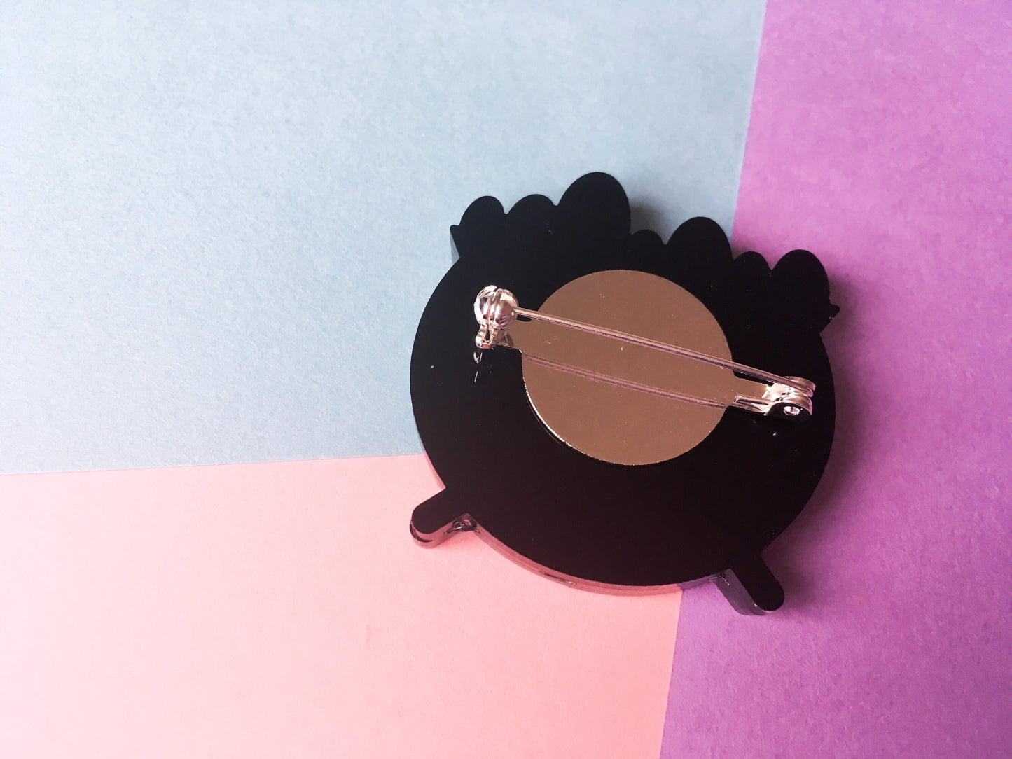 Brewing Potions Halloween Brooch, Witchcraft Pin