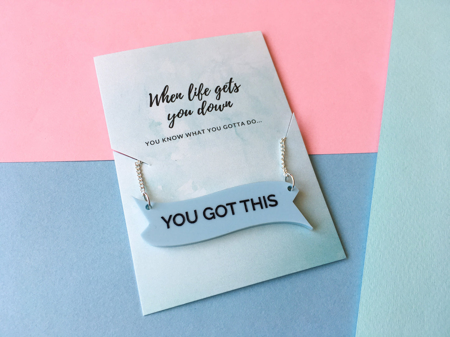 You Got This Necklace, Motivational Jewellery