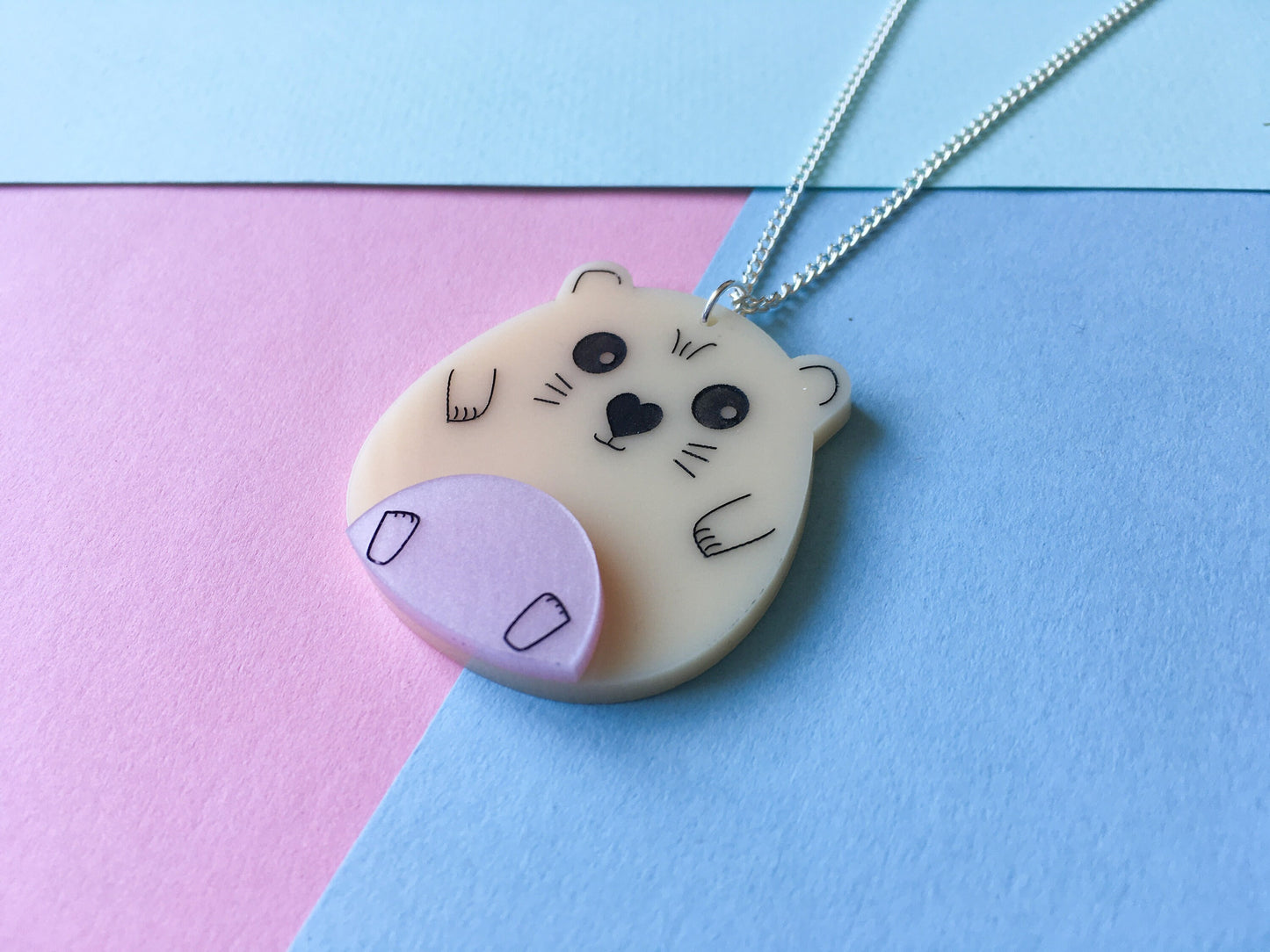 Hamster Necklace, Cute Animal Jewellery