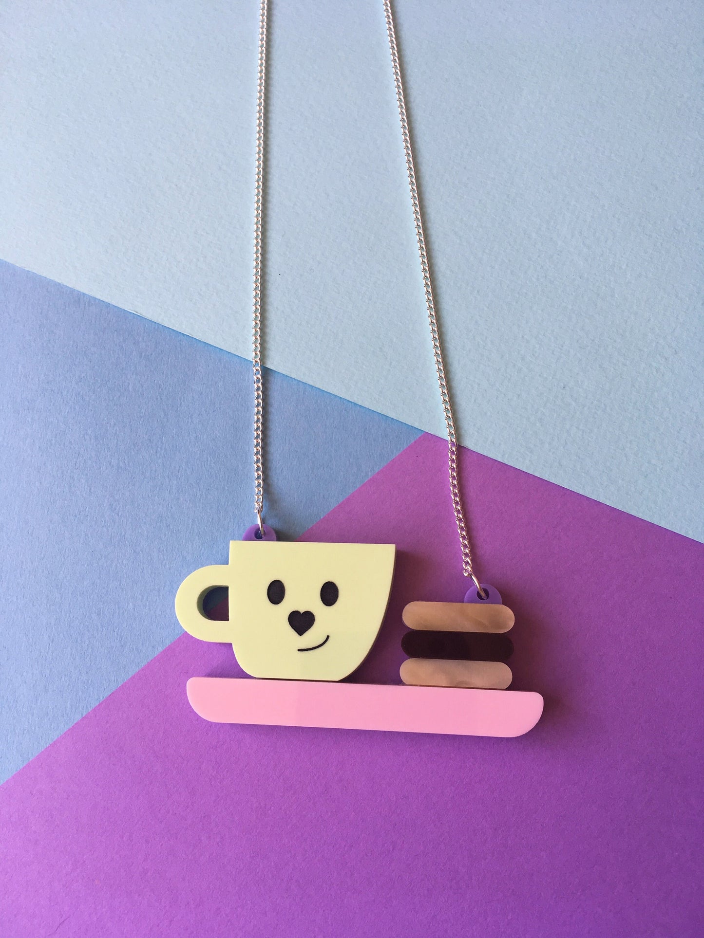 Tea and Biscuits Necklace, Cute Jewellery