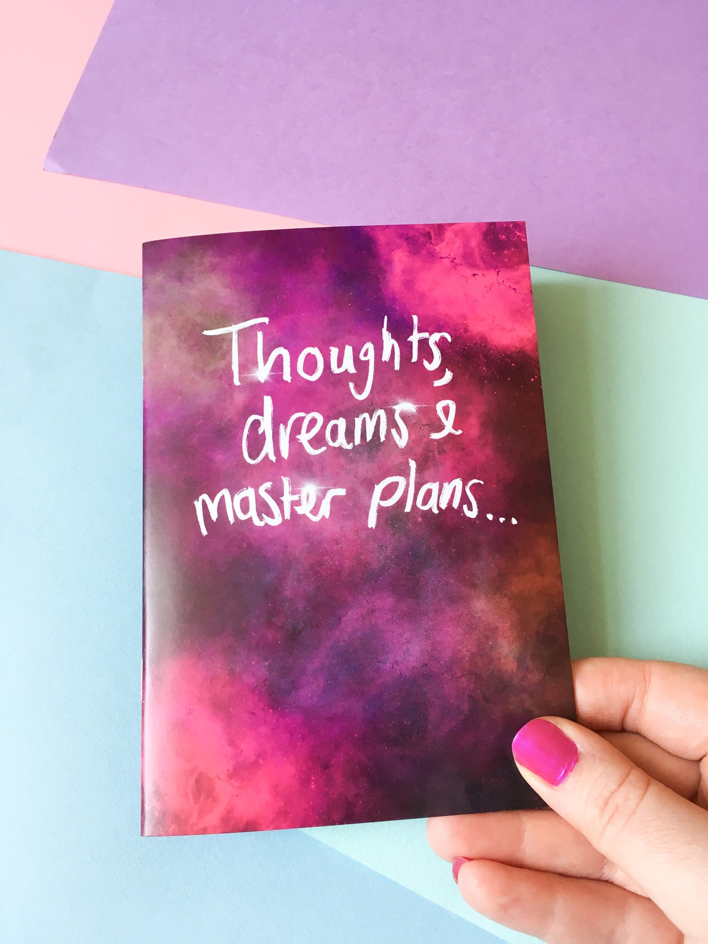 Thoughts, Dreams & Master Plans, A6 Galaxy Notebook