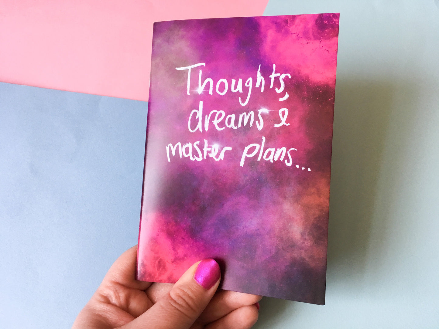 Thoughts, Dreams & Master Plans, A6 Galaxy Notebook