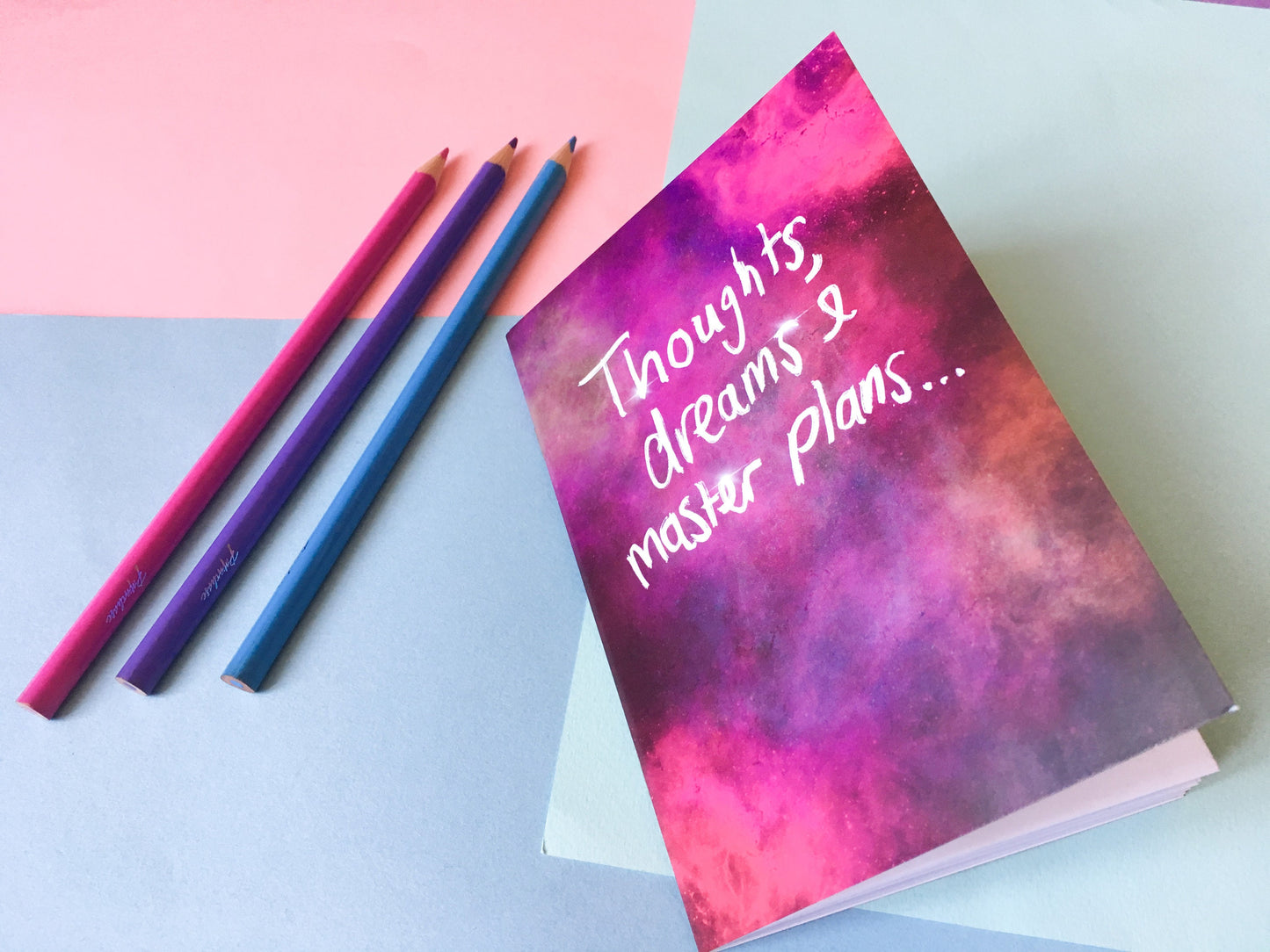 Thoughts, Dreams & Master Plans, A6 Galaxy Notebook
