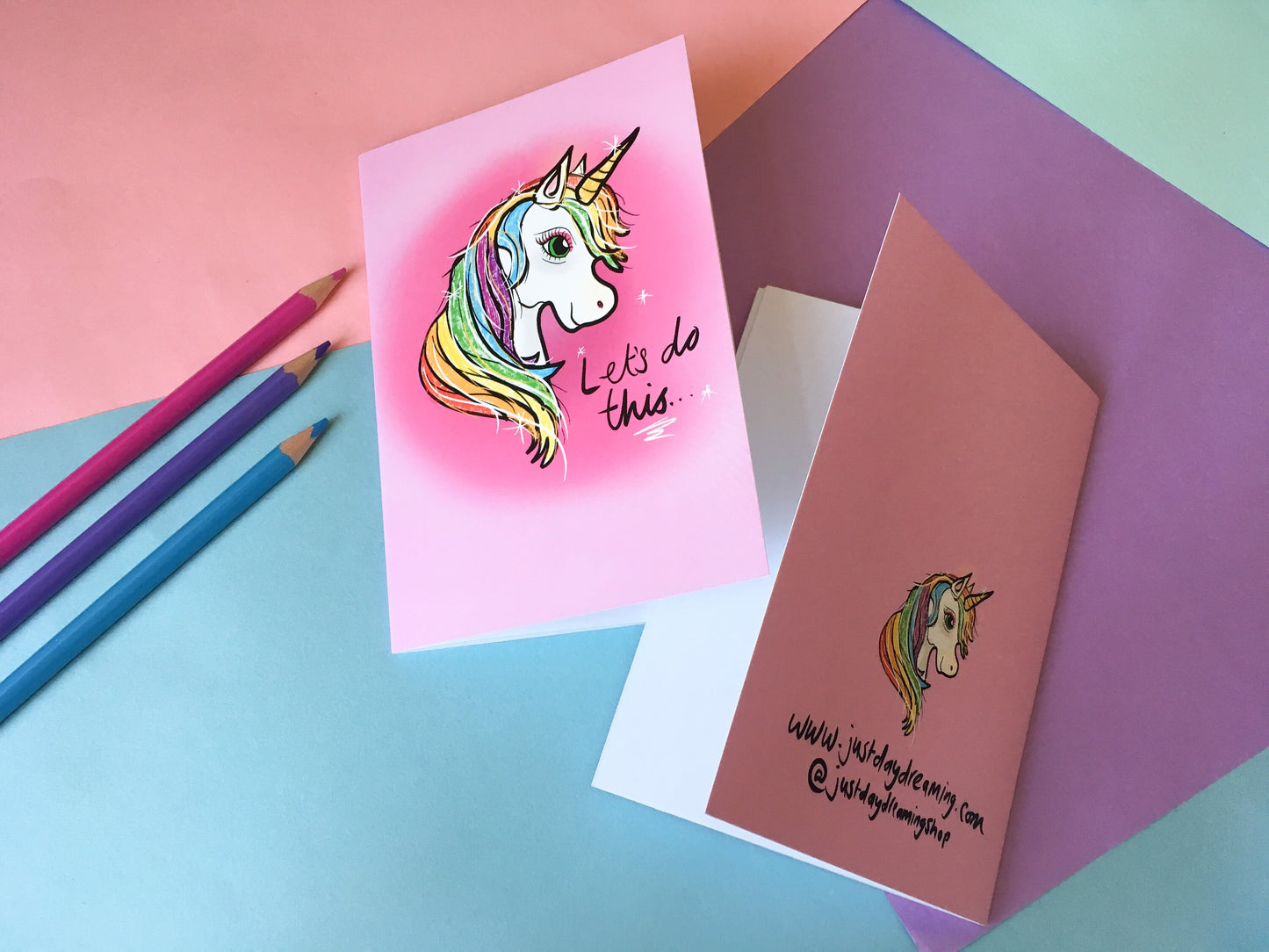 Unicorn Pink Pocket Notebook, Stay Magical