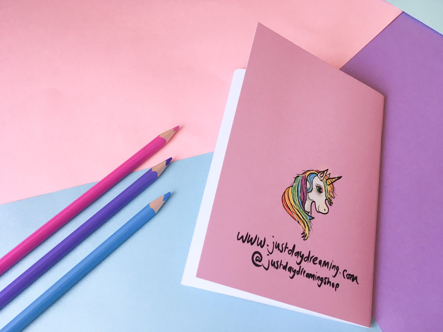 Unicorn Pink Pocket Notebook, Stay Magical