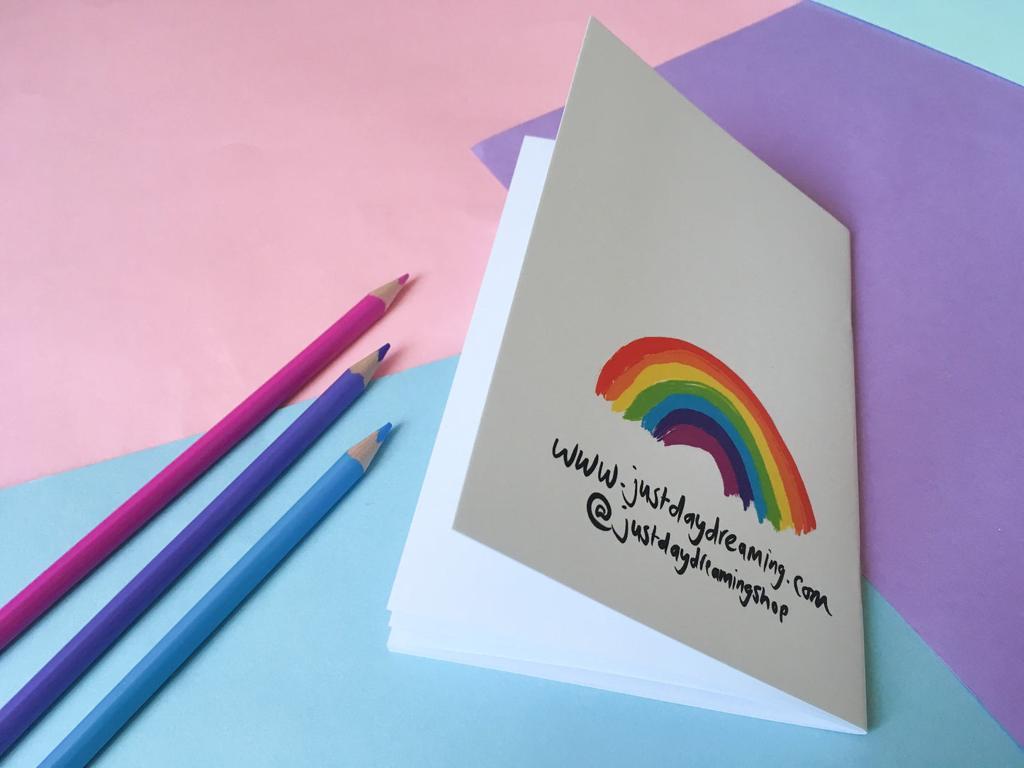 Rainbow is my Favourite Colour, A6 Motivation Notebook