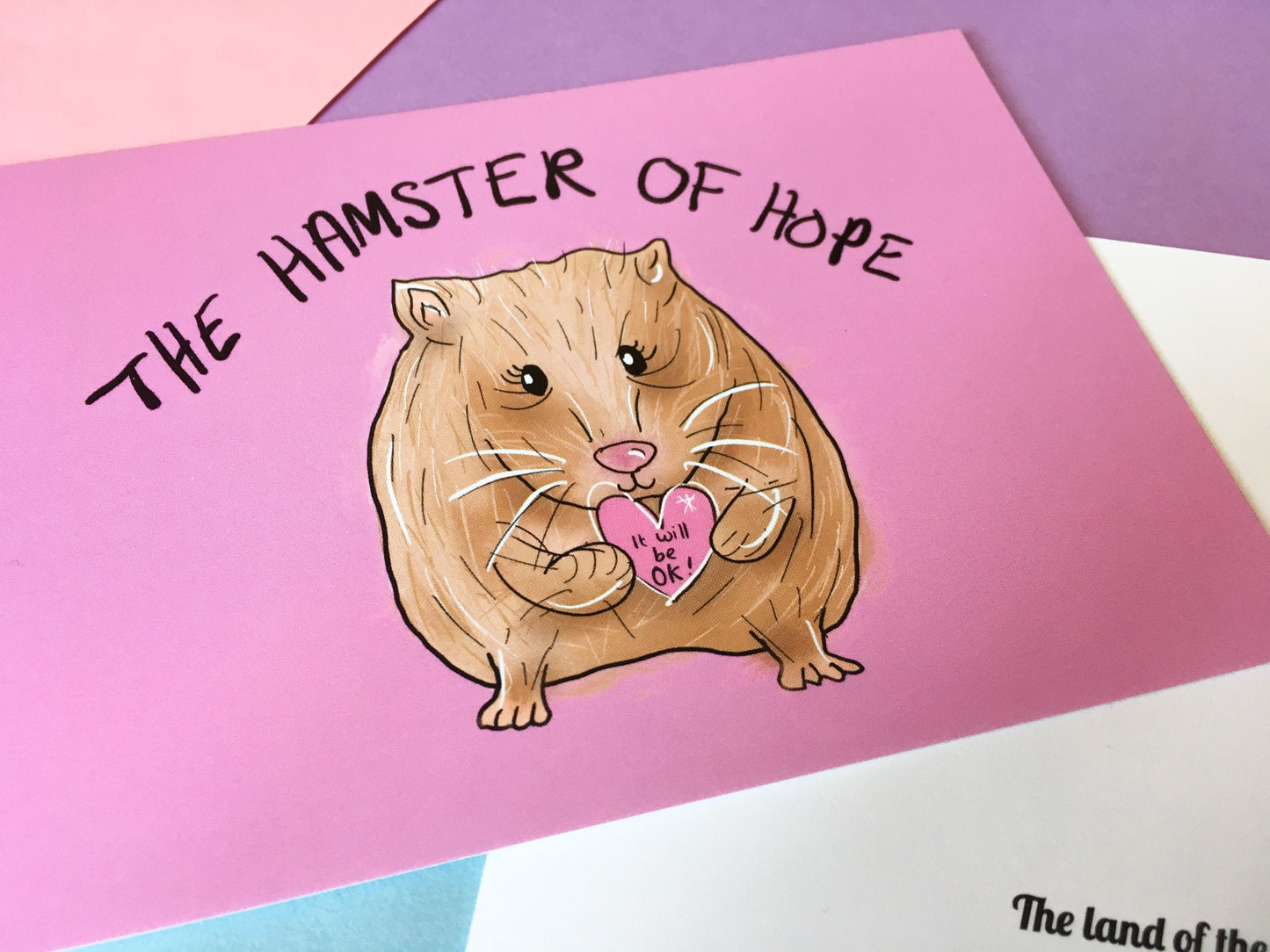 The Hamster of Hope A6 Motivational Postcard