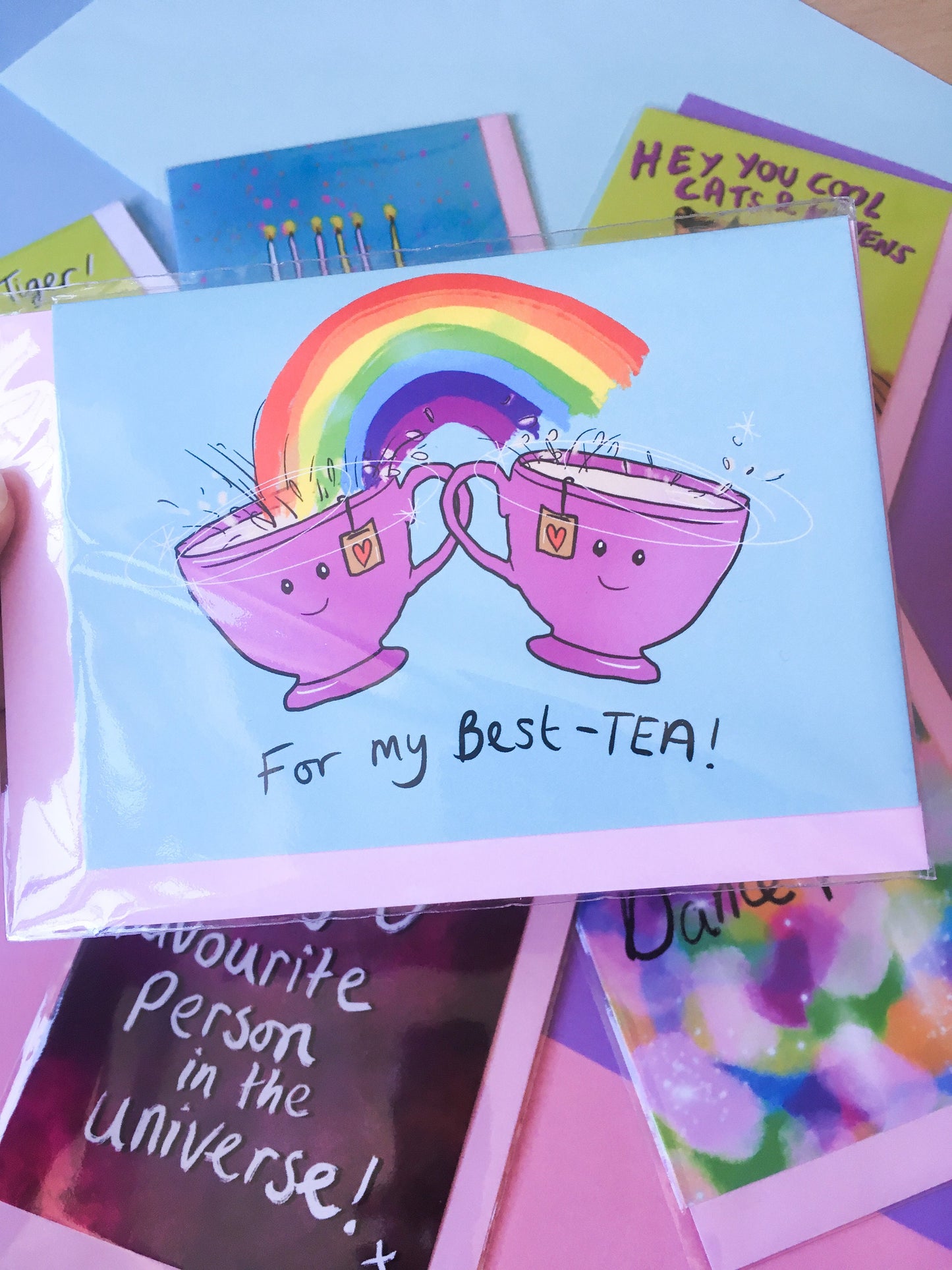 Best Friend Card, Tea Lover Card