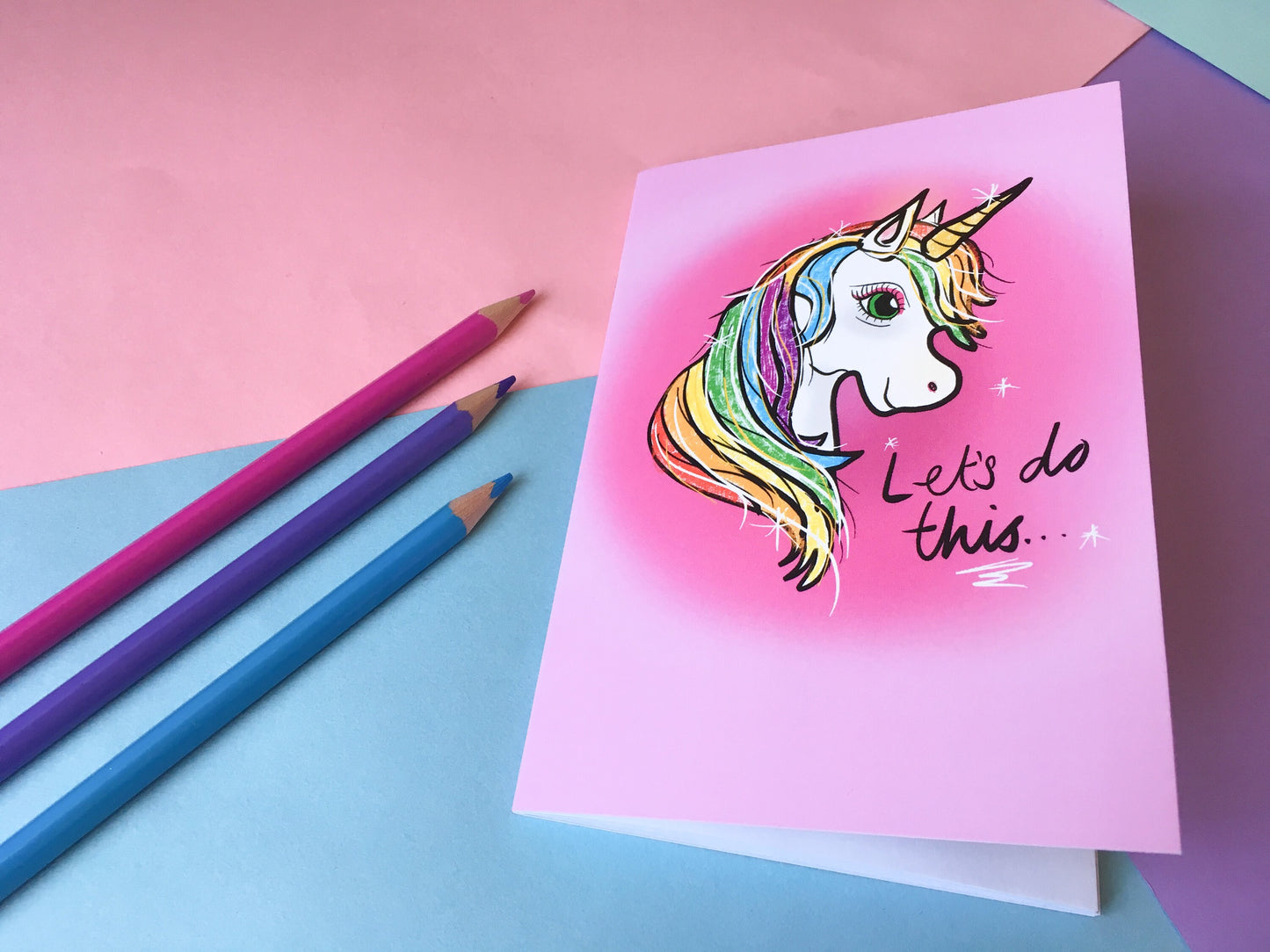 Unicorn Pink Pocket Notebook, Stay Magical