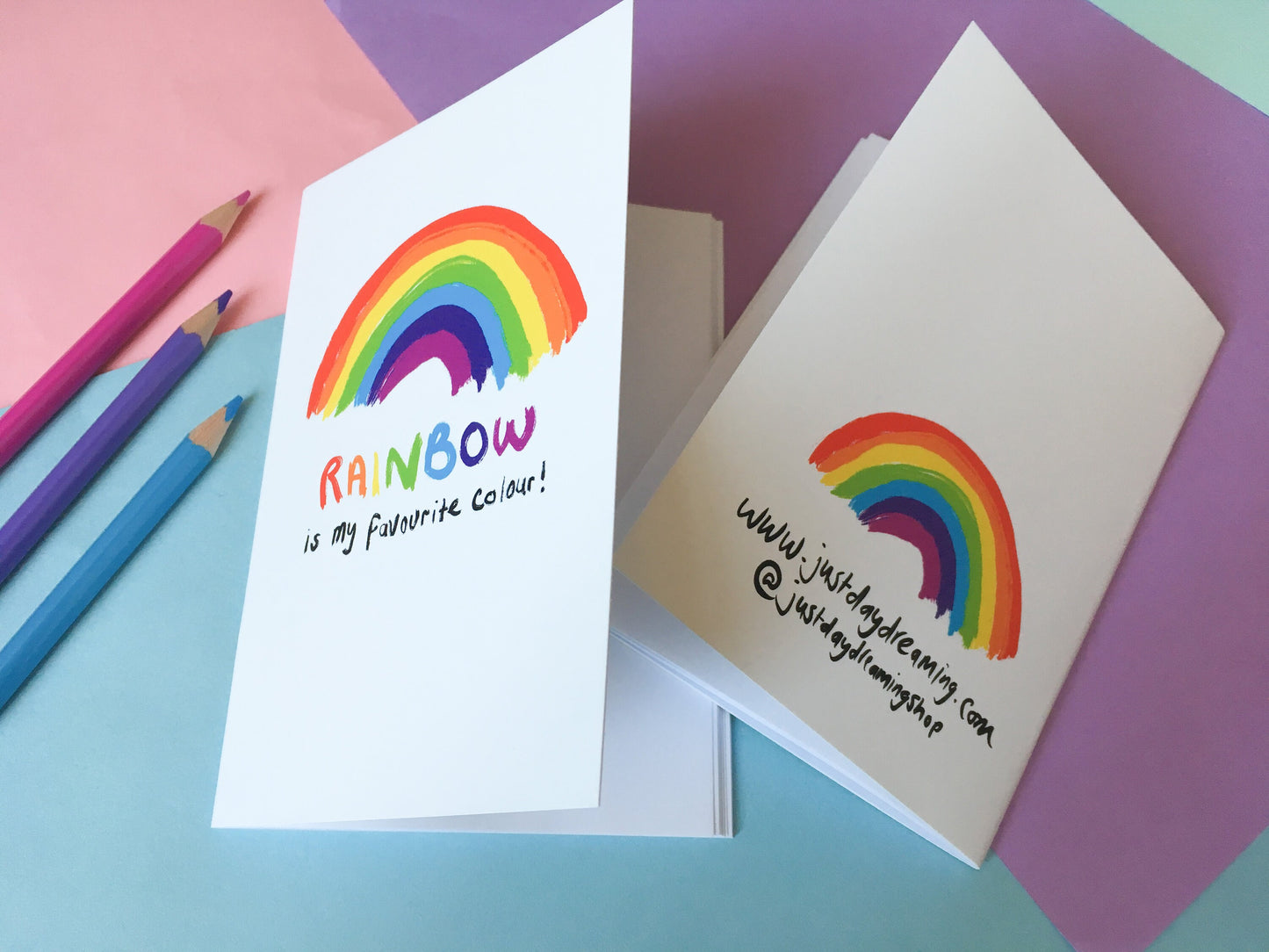 Rainbow is my Favourite Colour, A6 Motivation Notebook