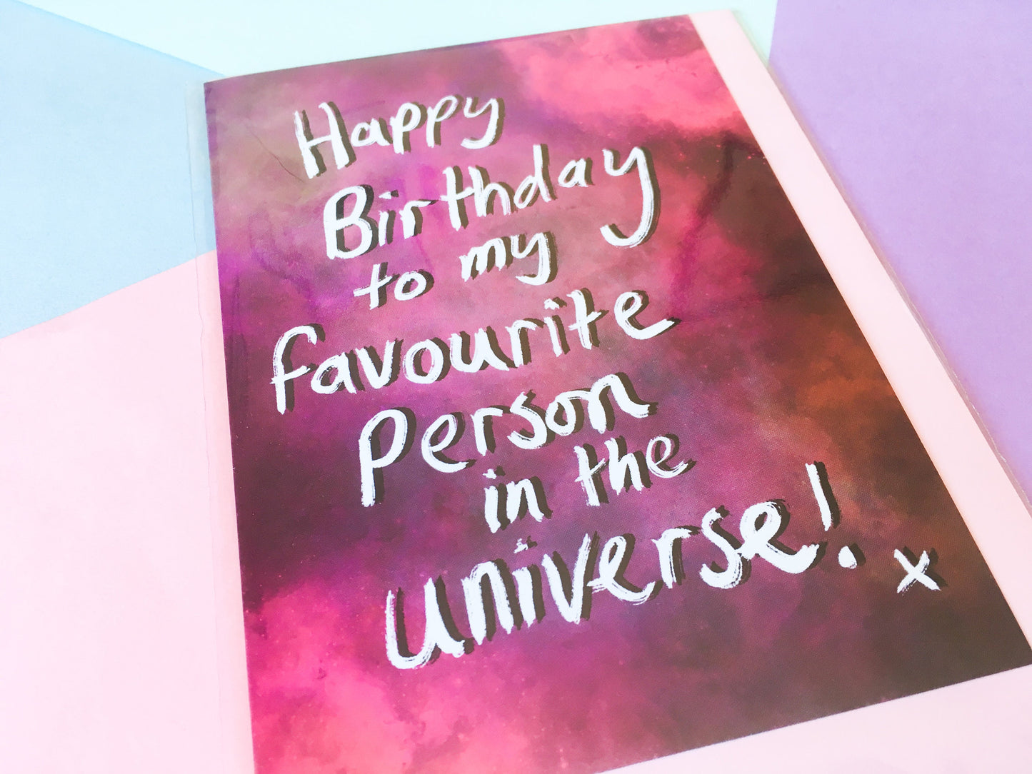 Happy Birthday Card, Favourite Person in the Universe