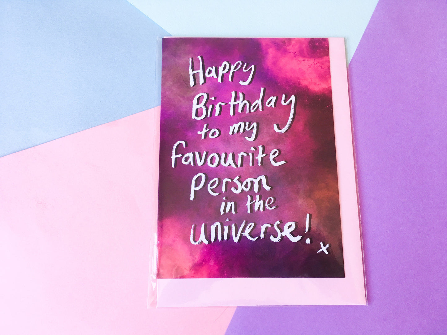 Happy Birthday Card, Favourite Person in the Universe