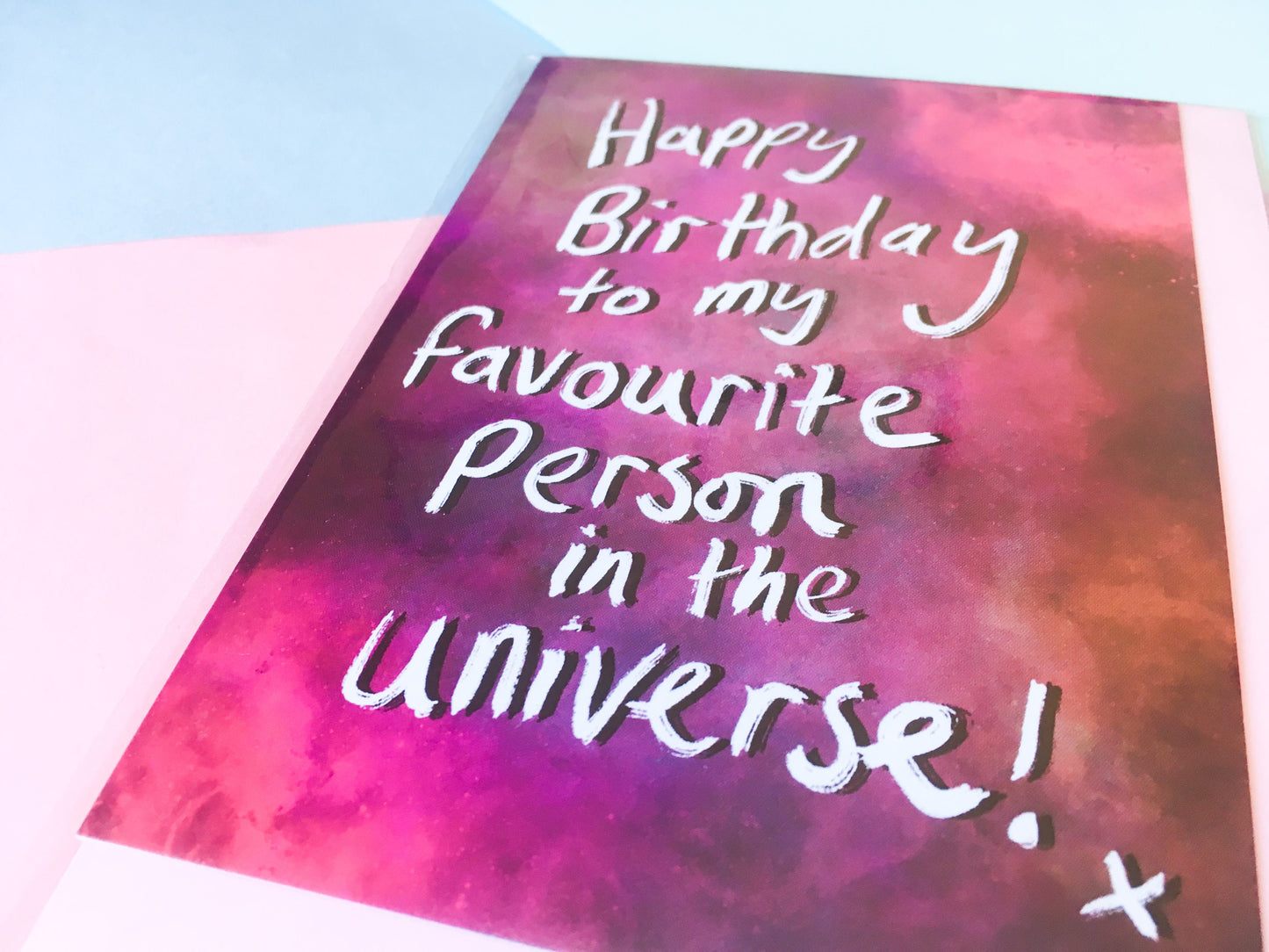 Happy Birthday Card, Favourite Person in the Universe