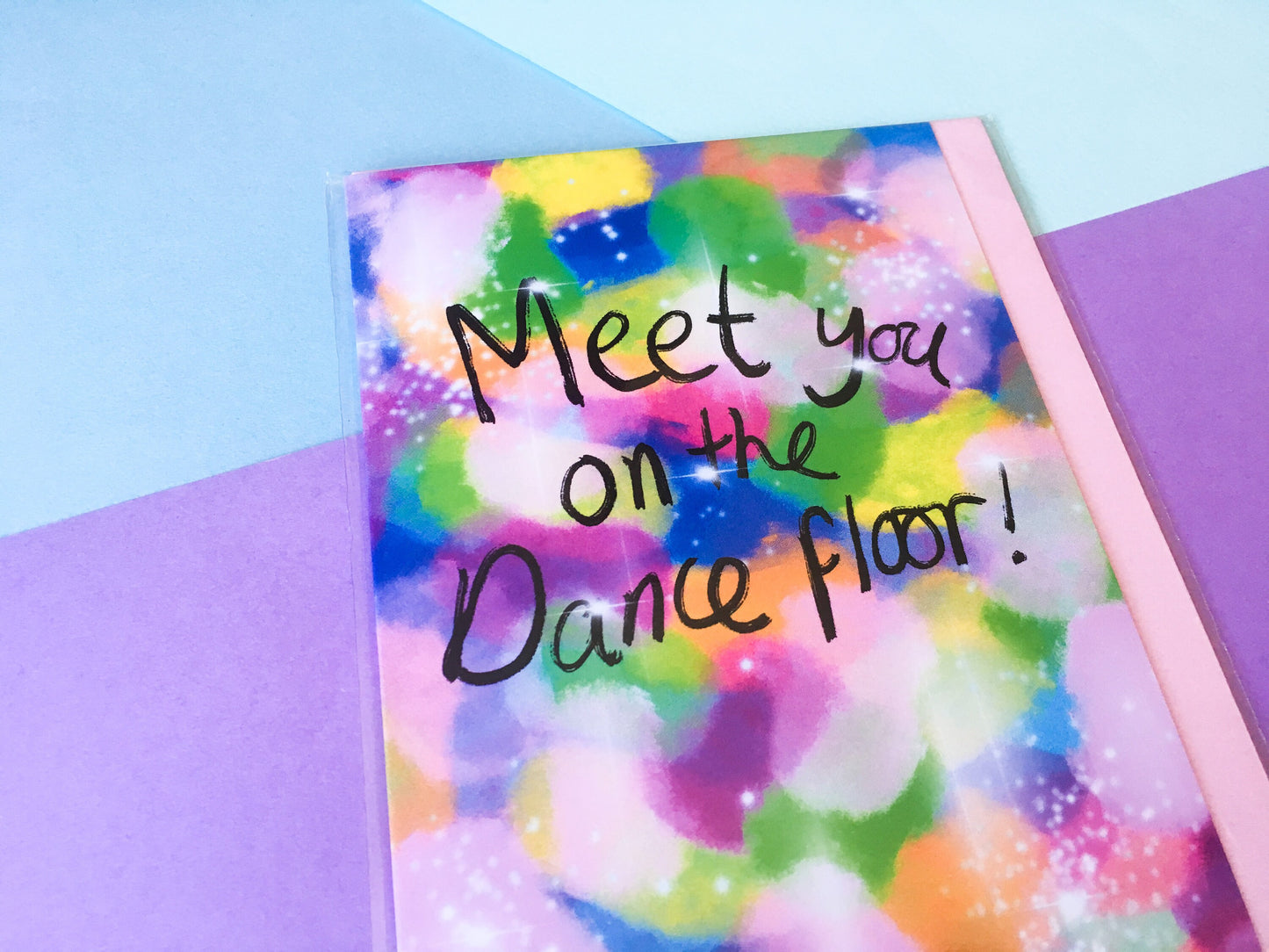 Meet You on the Dance Floor Card, Disco Lights
